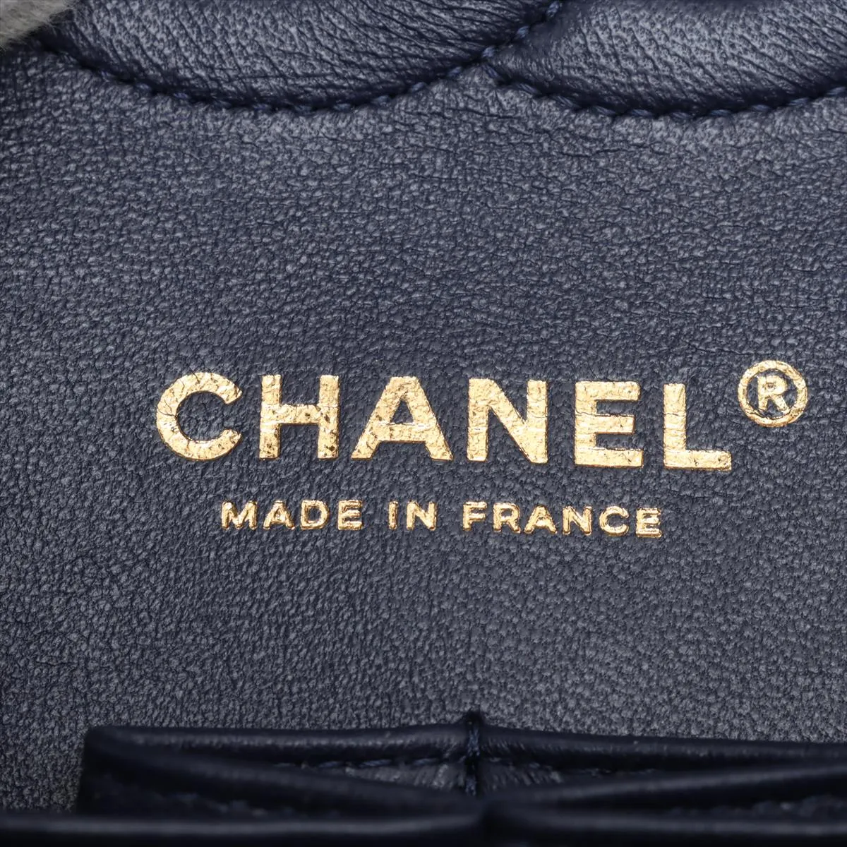 [Individually wrapped] Chanel Matelasse 25 Tweed x Lambskin Double flap Double chain bag Blue x Black Gold hardware 31225267 31 series A01112 — view 10