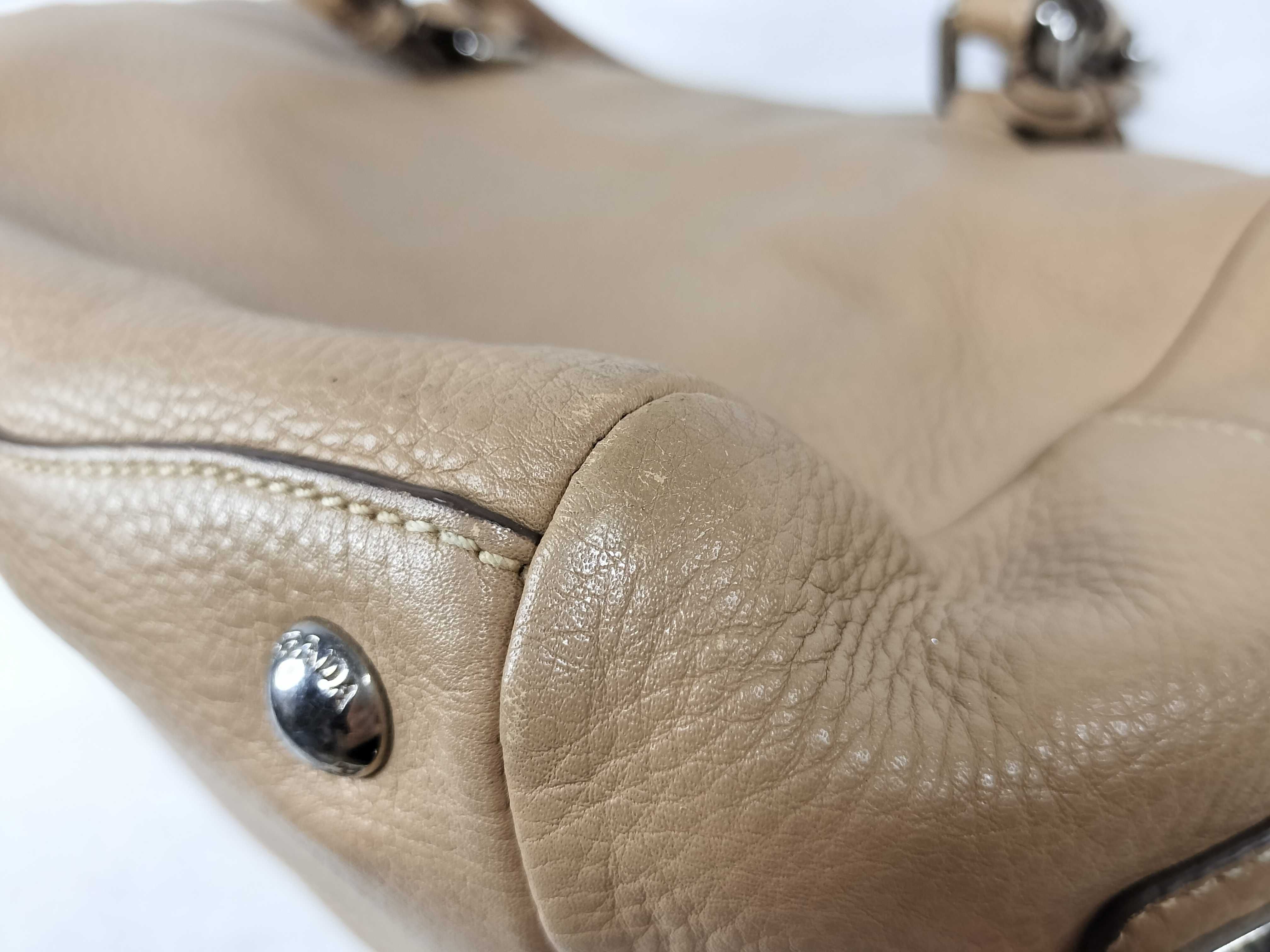 handbag, logo jacquard leather handbag — view 7