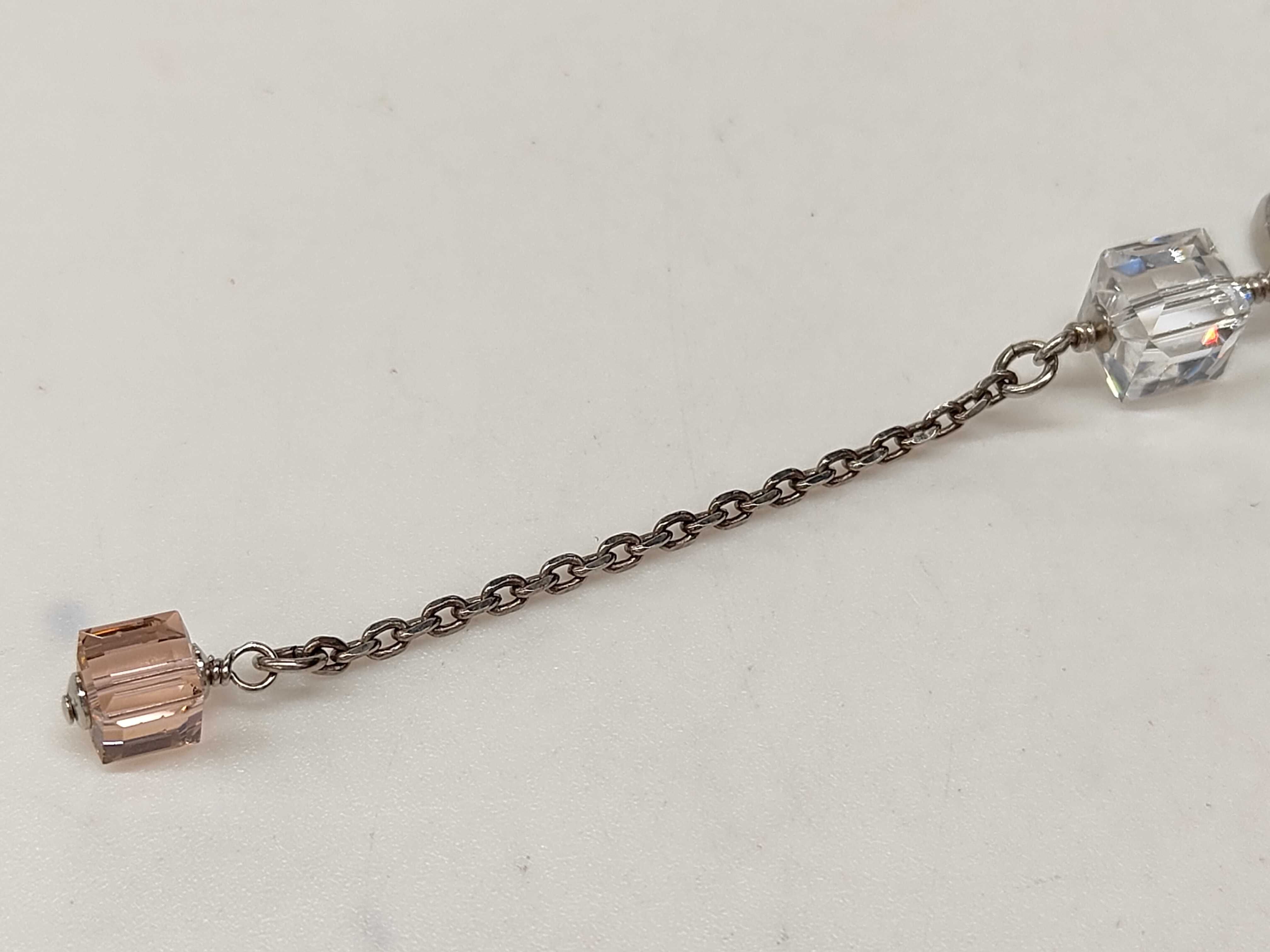 Coco Mark Rhinestone Hoop Earrings — view 5