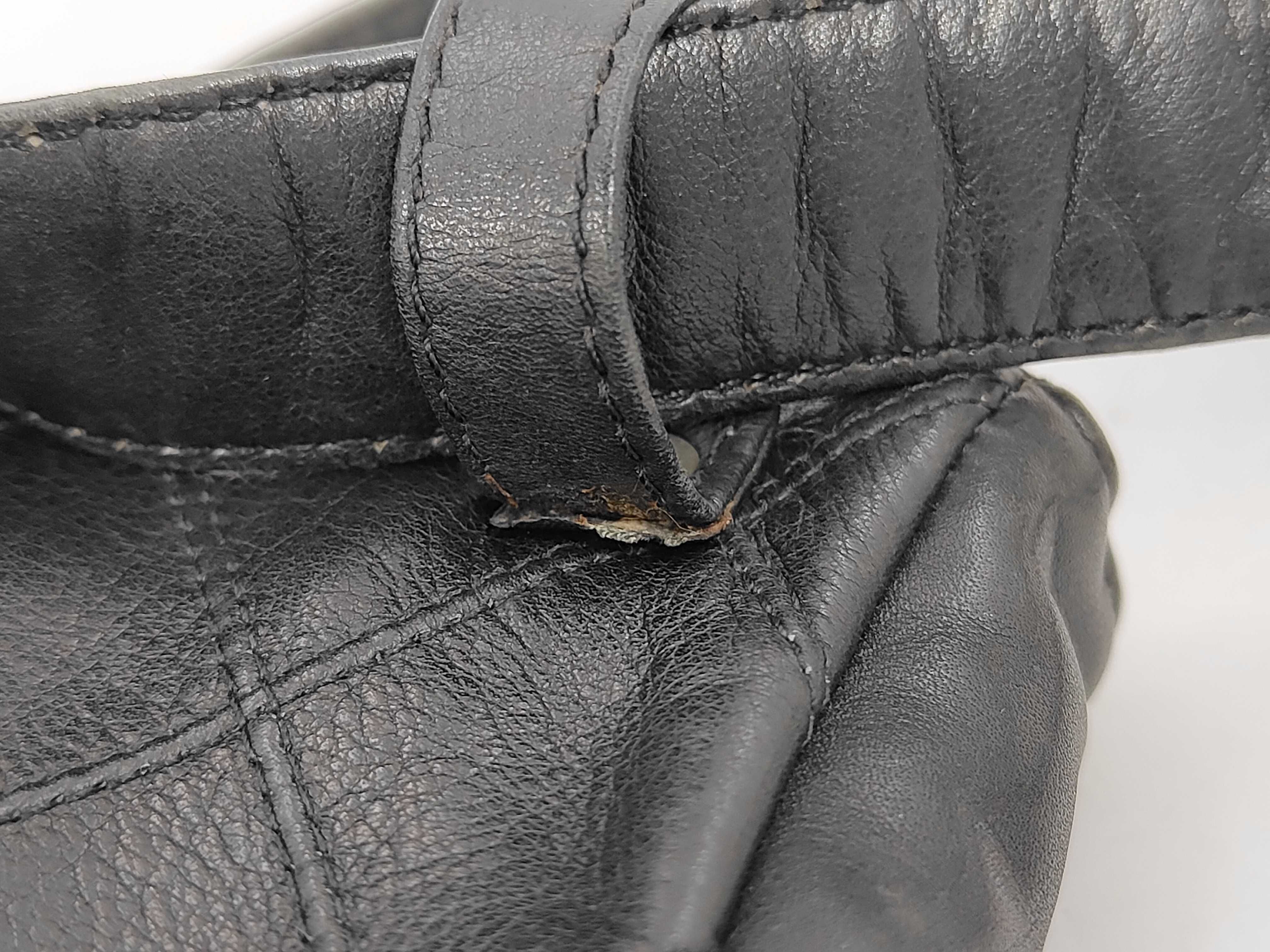 Mini Matelassé Lambskin Waist Pouch, Black with Gold Hardware — view 3