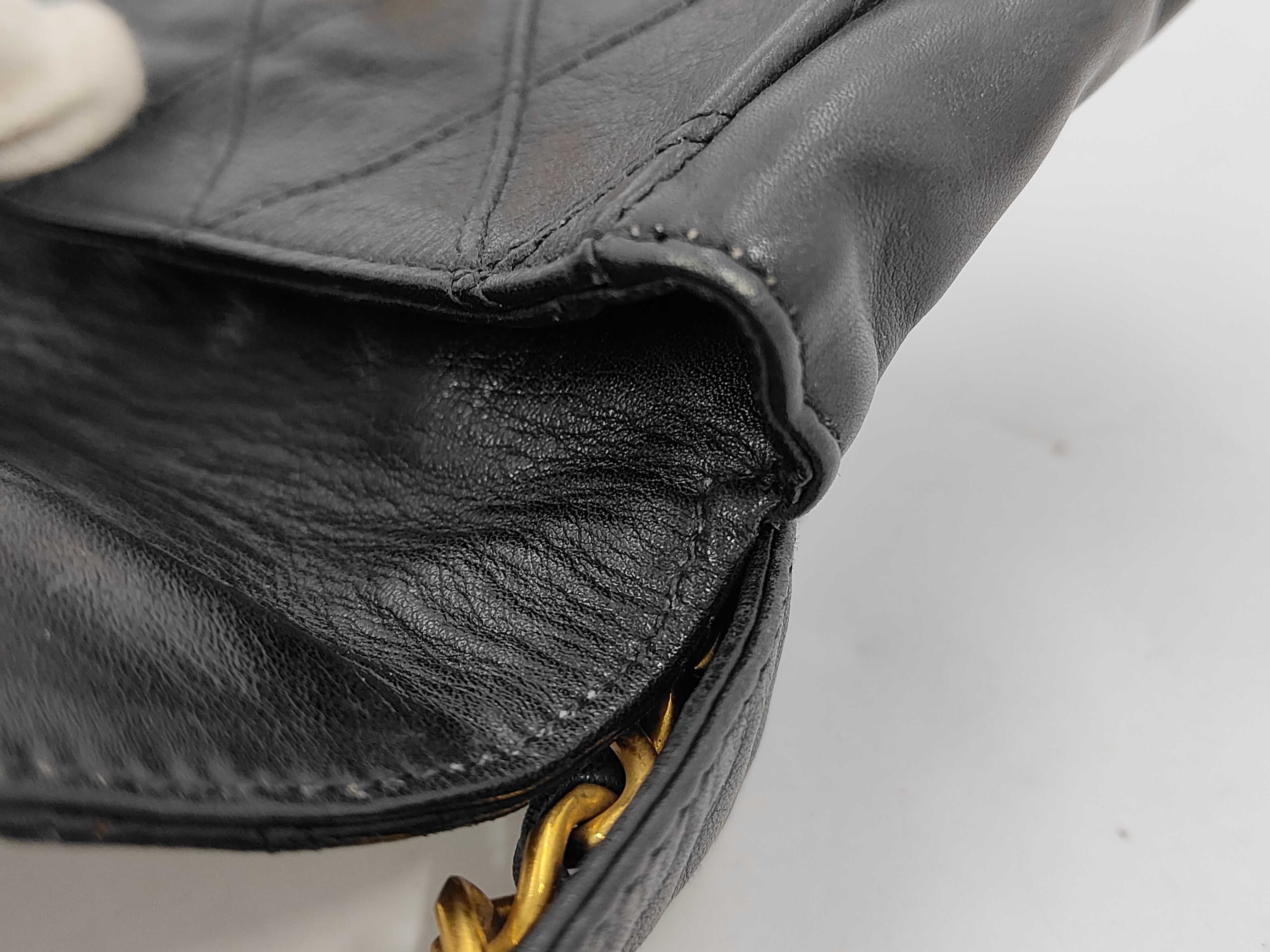 Mini Matelassé Lambskin Waist Pouch, Black with Gold Hardware — view 9