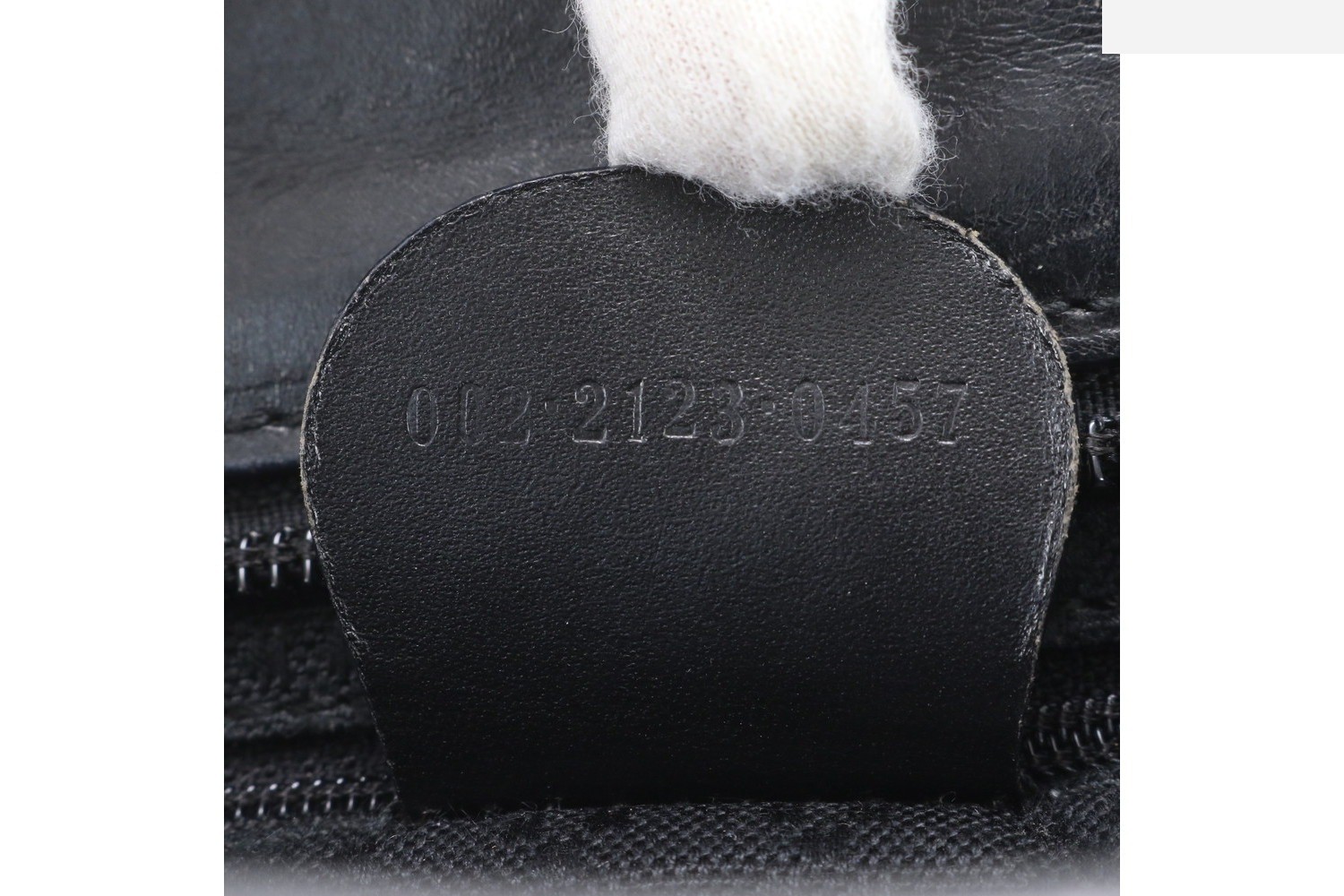 Leather and nylon tote bag, shoulder bag. — view 9