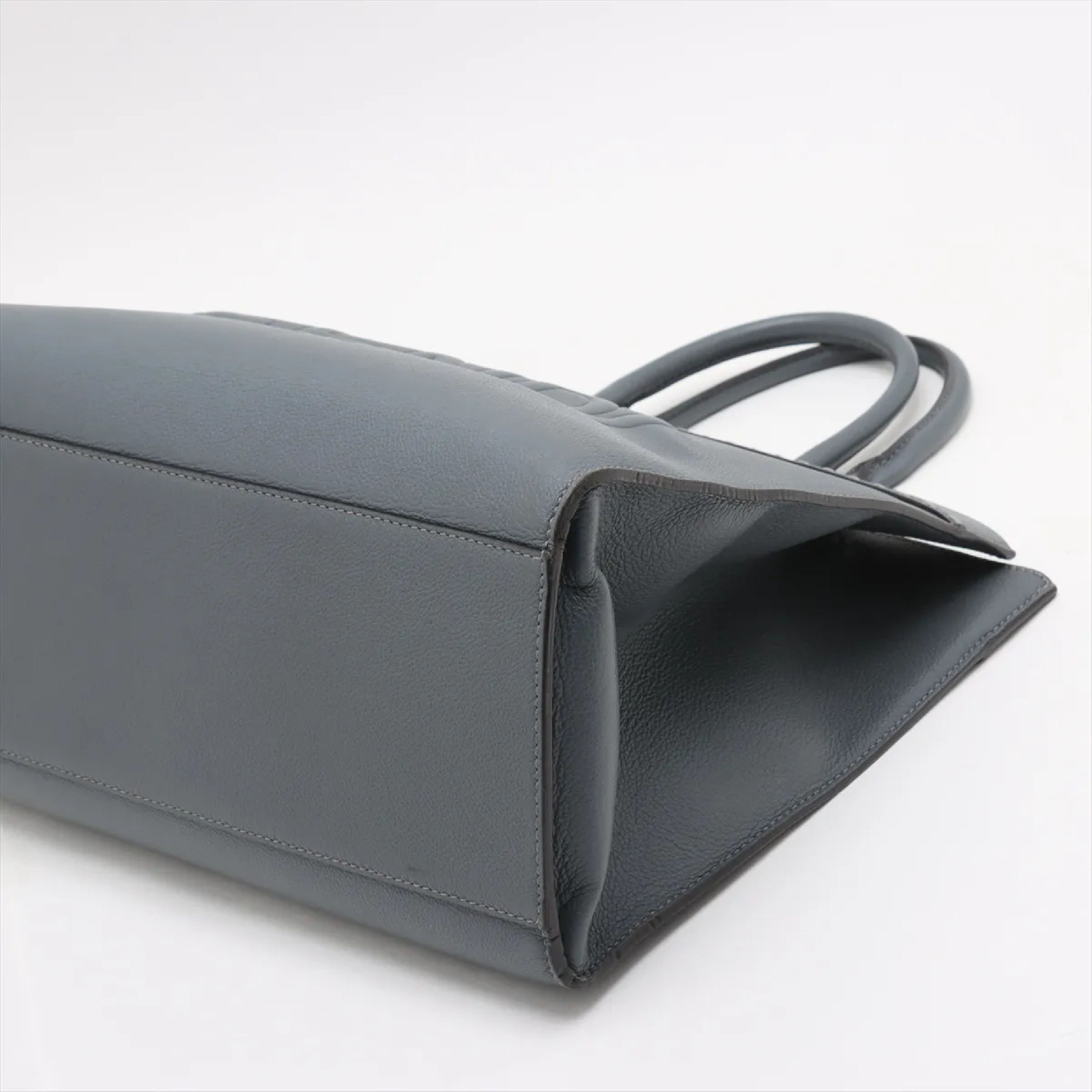 Sunshine Medium Leather Tote Bag 8BH386 — view 3