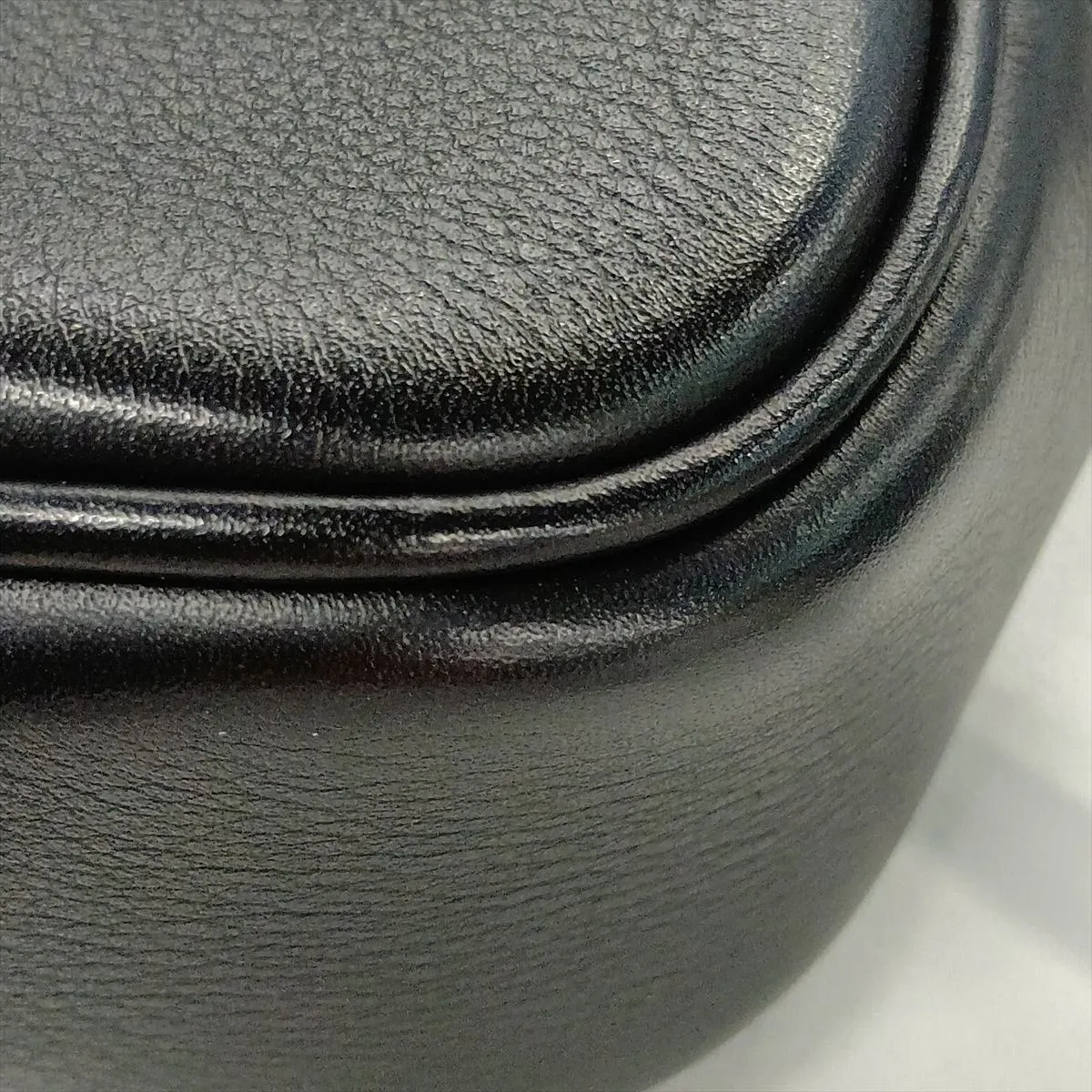 Blogger Leather Shoulder Bag, Black — view 13
