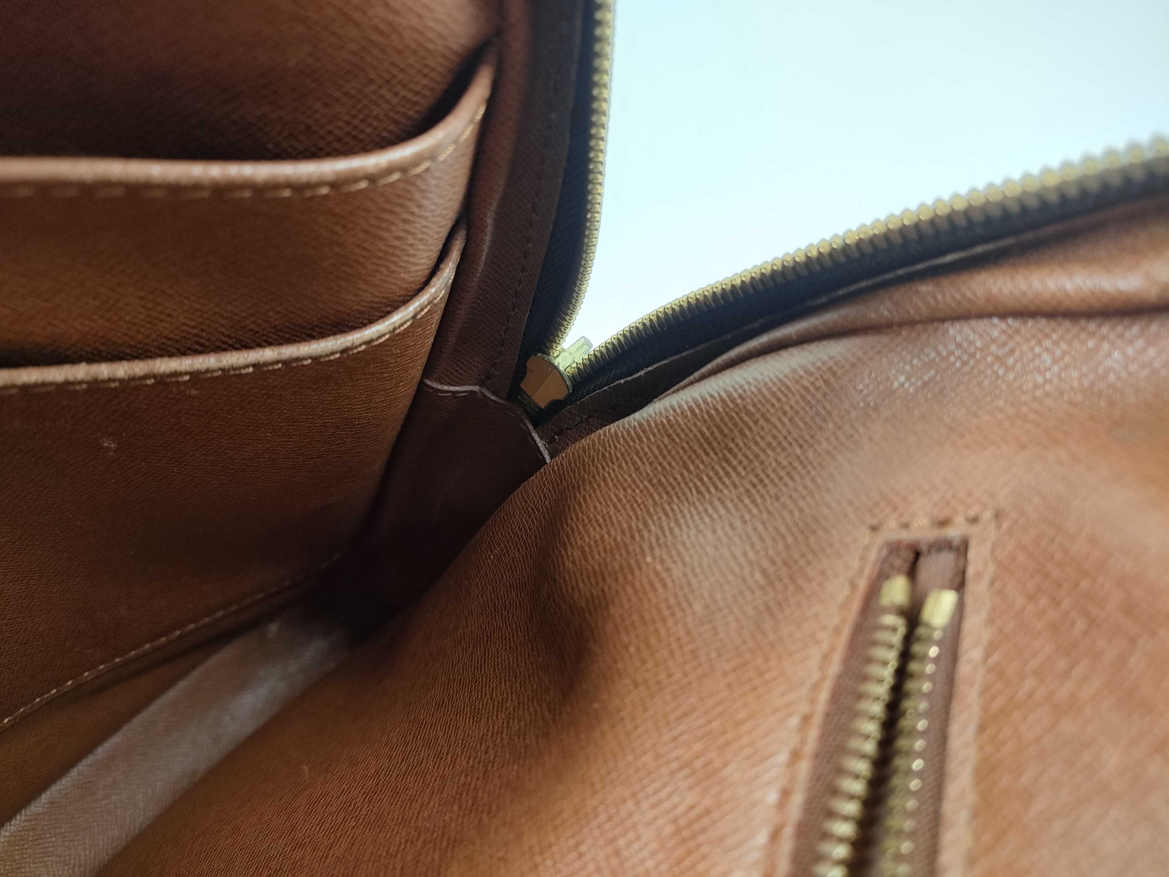 Monogram Vuitton Port Document Voyage Business Bag — view 12