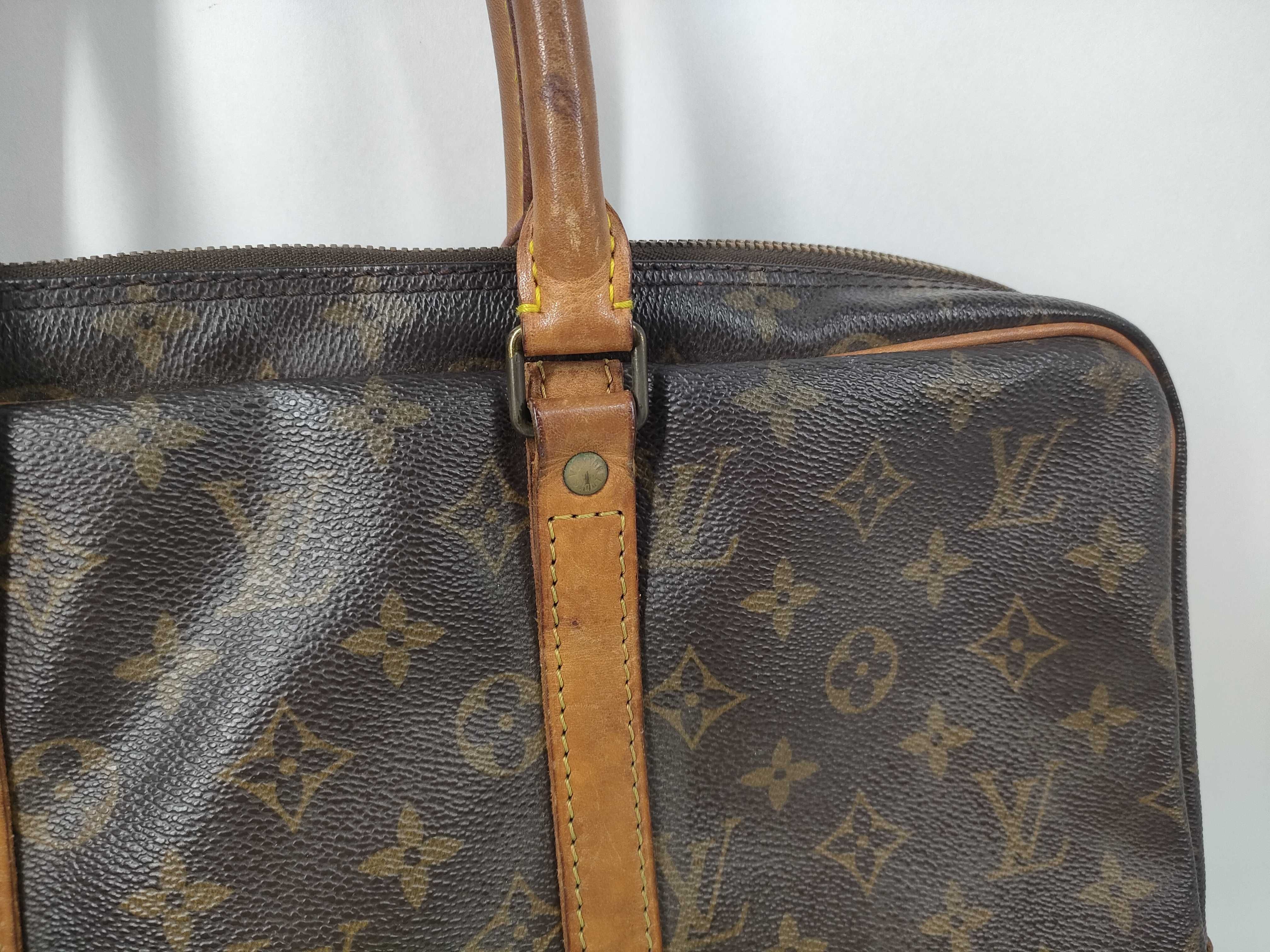 Monogram Vuitton Port Document Voyage Business Bag — view 3