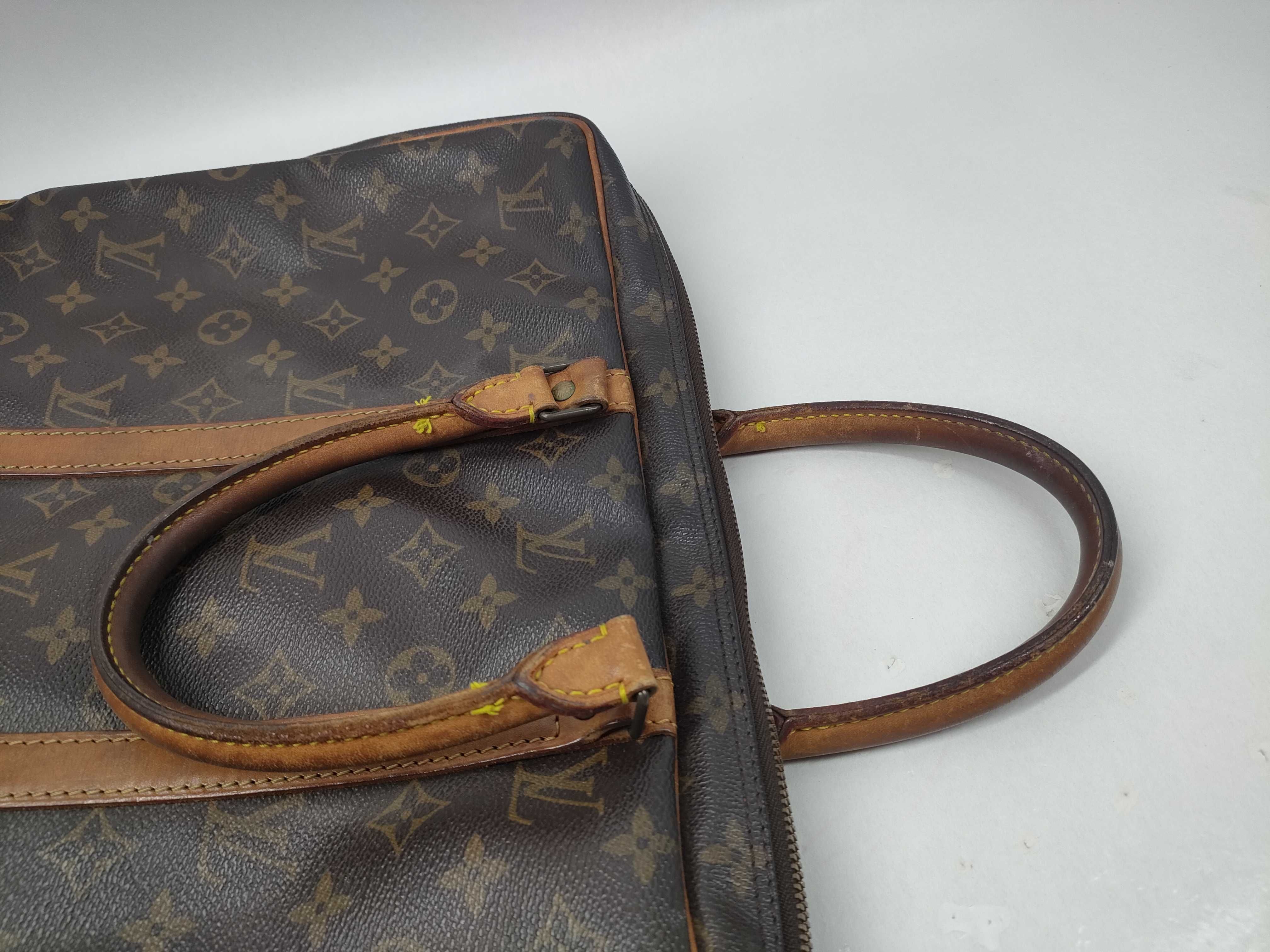 Monogram Vuitton Port Document Voyage Business Bag — view 8