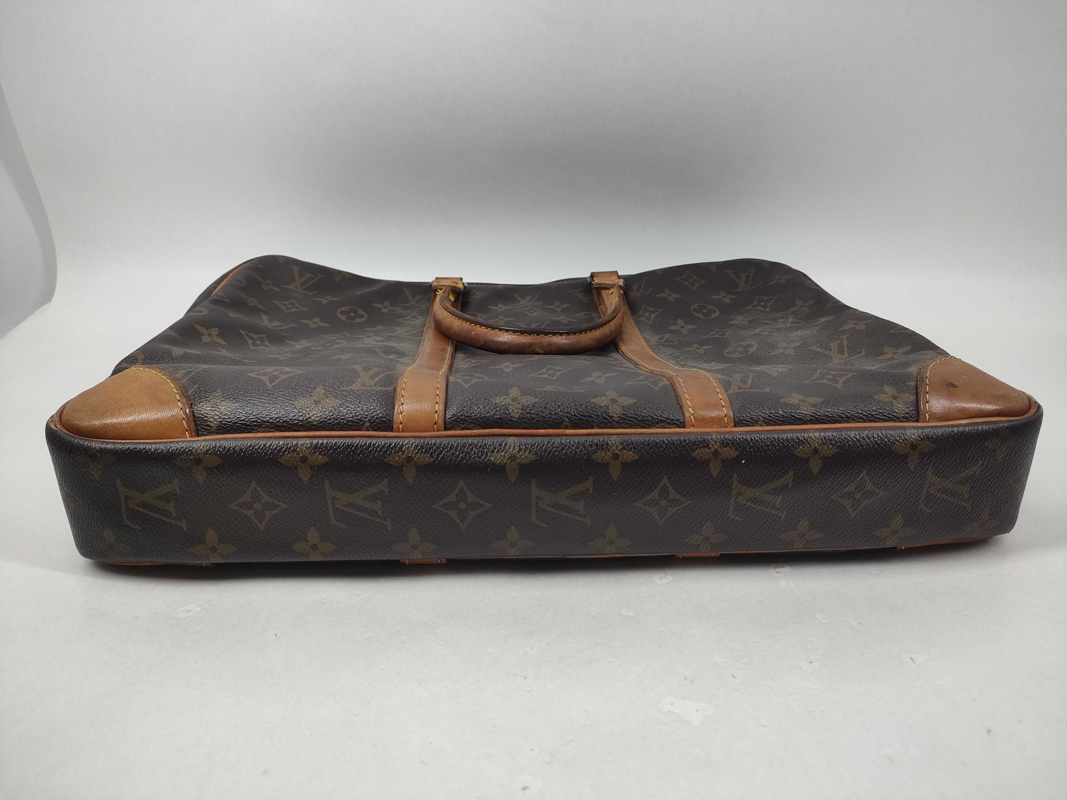 Monogram Vuitton Port Document Voyage Business Bag — view 10