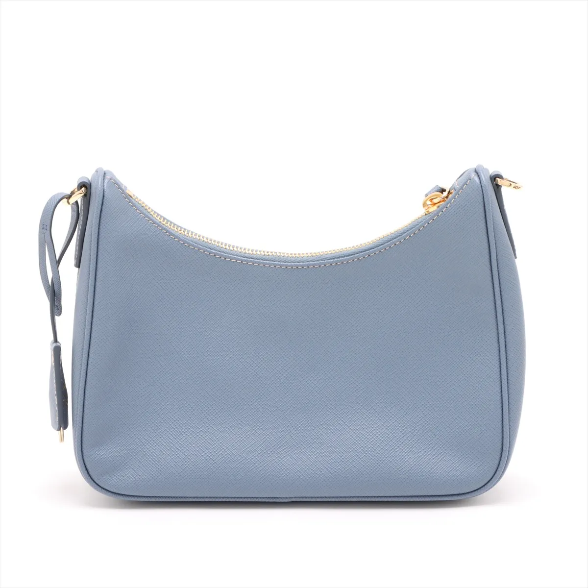 Saffiano Leather 2WAY Shoulder Bag Blue — view 2