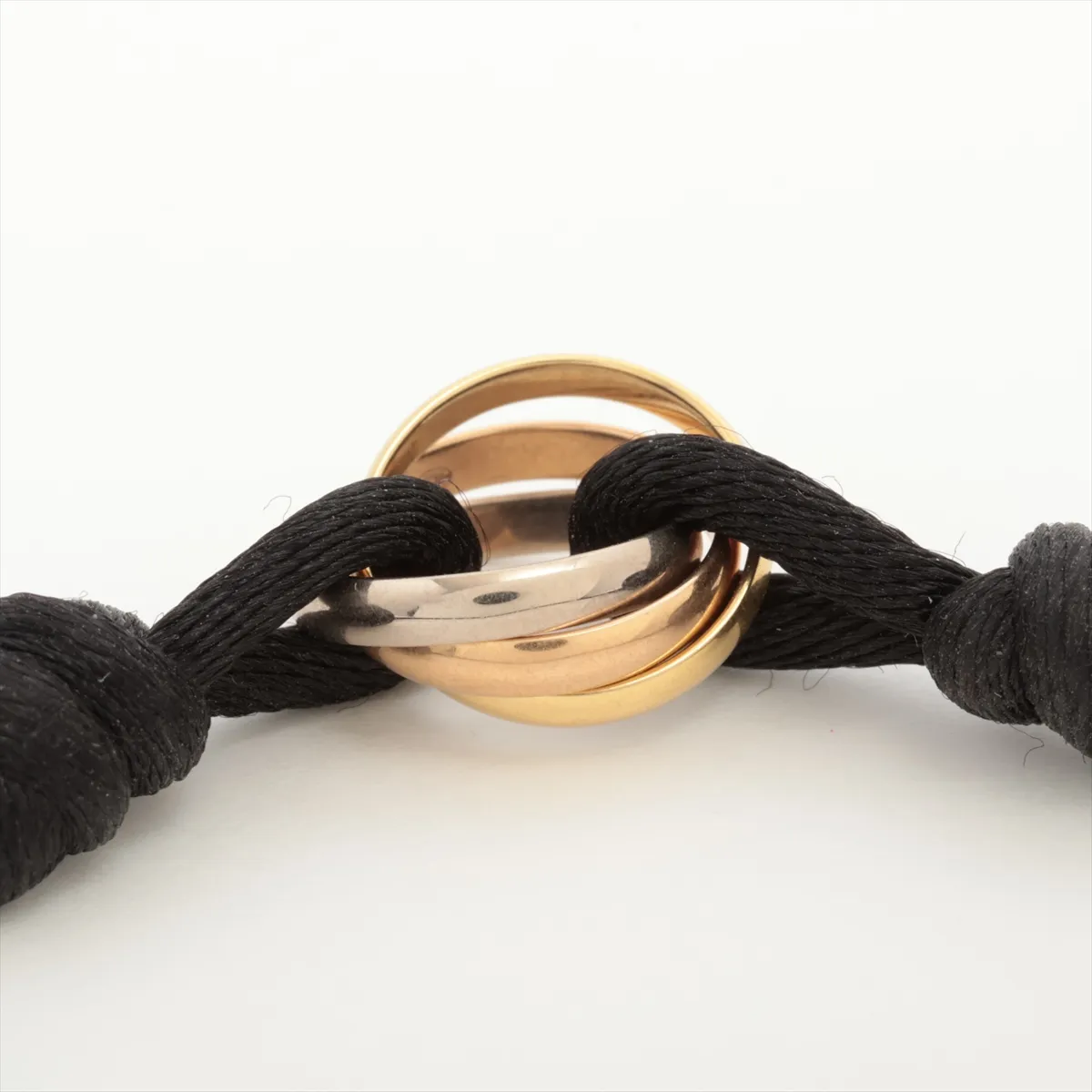 Cord Bracelet 750 (Yellow Gold x Pink Gold x White Gold), Total Weight 3.0g, UD1979, Includes 4 Replacement Cords — view 4
