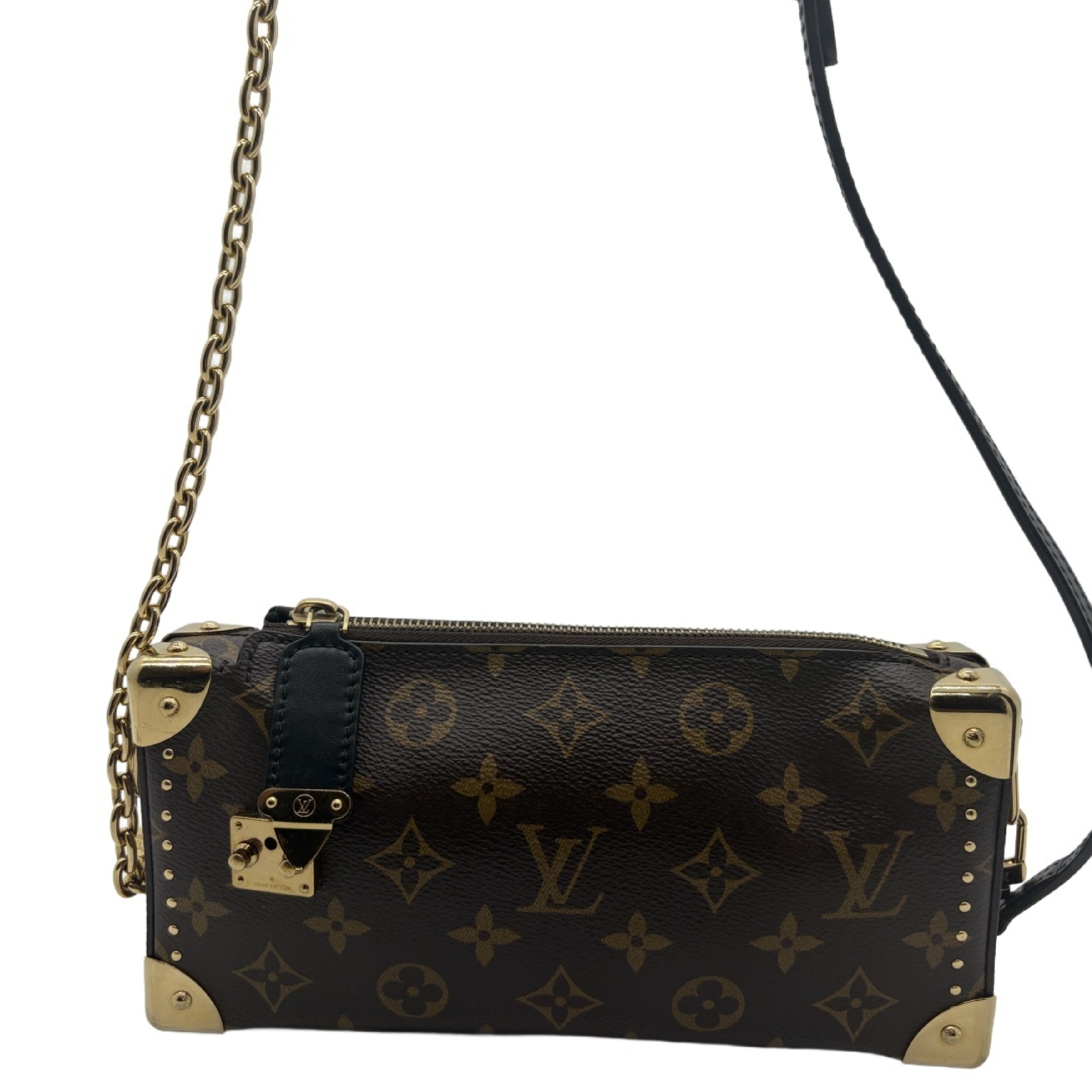 Monogram Picoside Trunk M83018 Mini Trunk with Chain Shoulder Bag