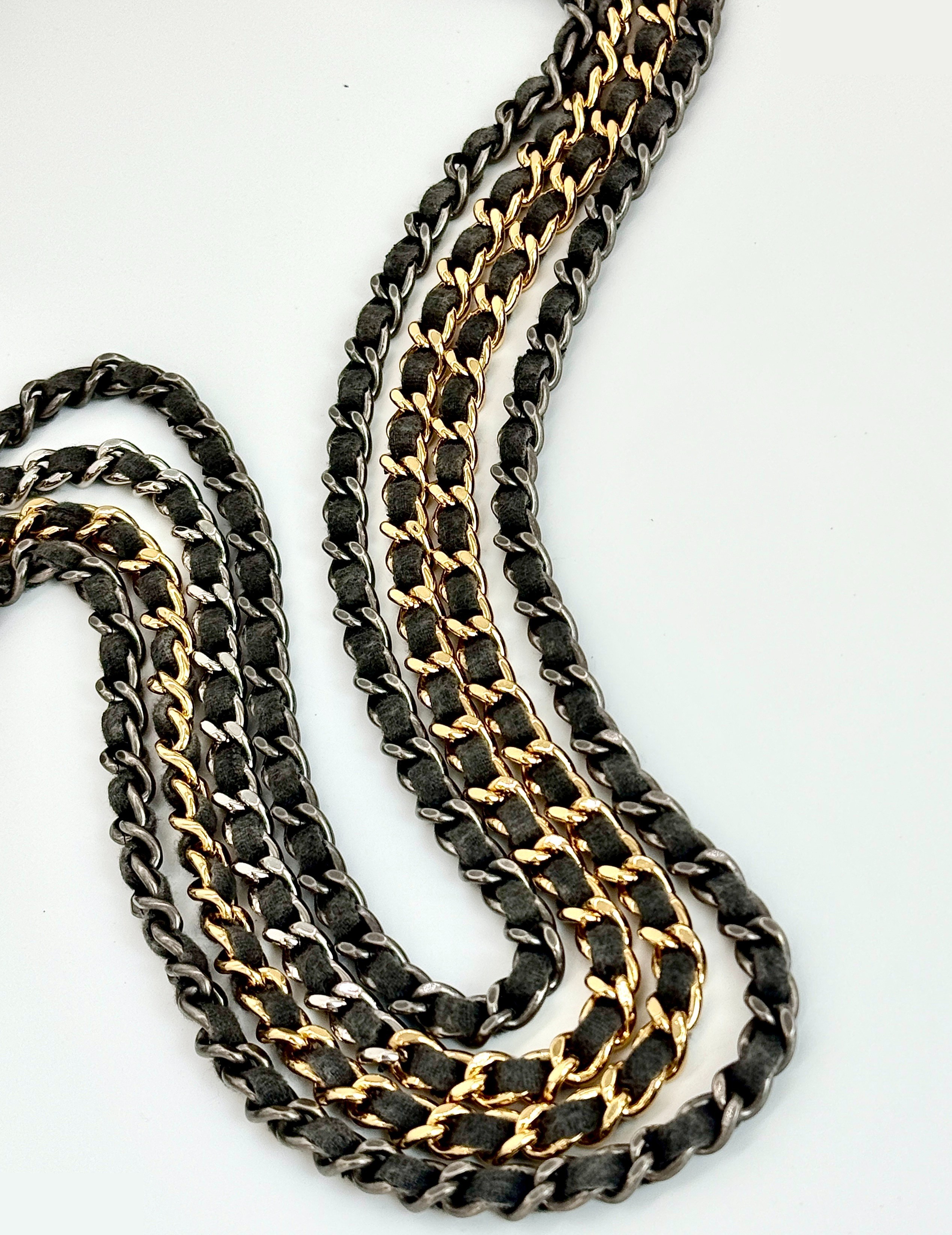 Gabrielle de Chanel, Serial No. 27, Leather Chain Shoulder Bag — view 8