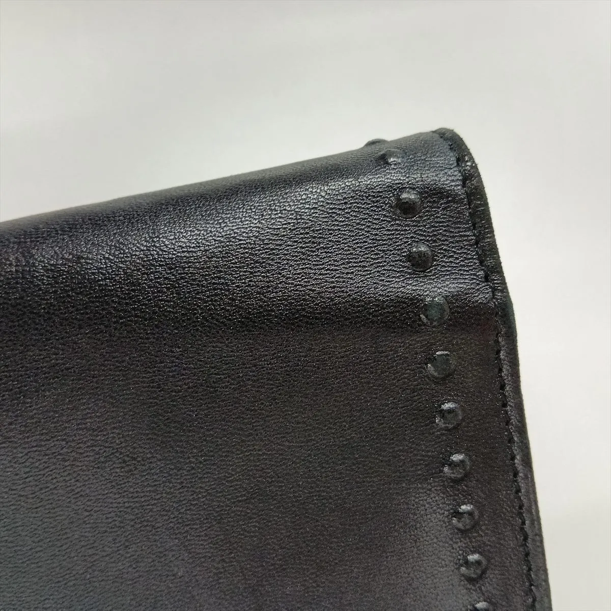 Coco Mark Lambskin Chain Wallet, Black with Silver Hardware, 18640146, Serial Number 18 — view 15