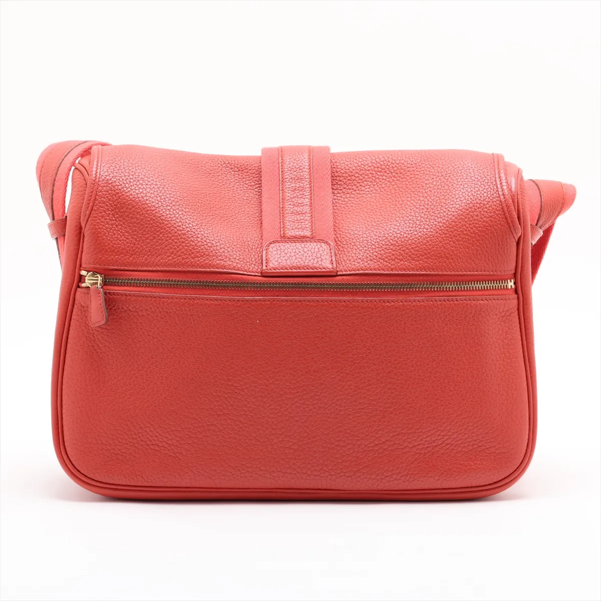 Hermès Bour Lang Taurillon Clemence Rose Jaipur Gold Hardware R:2014 — view 2
