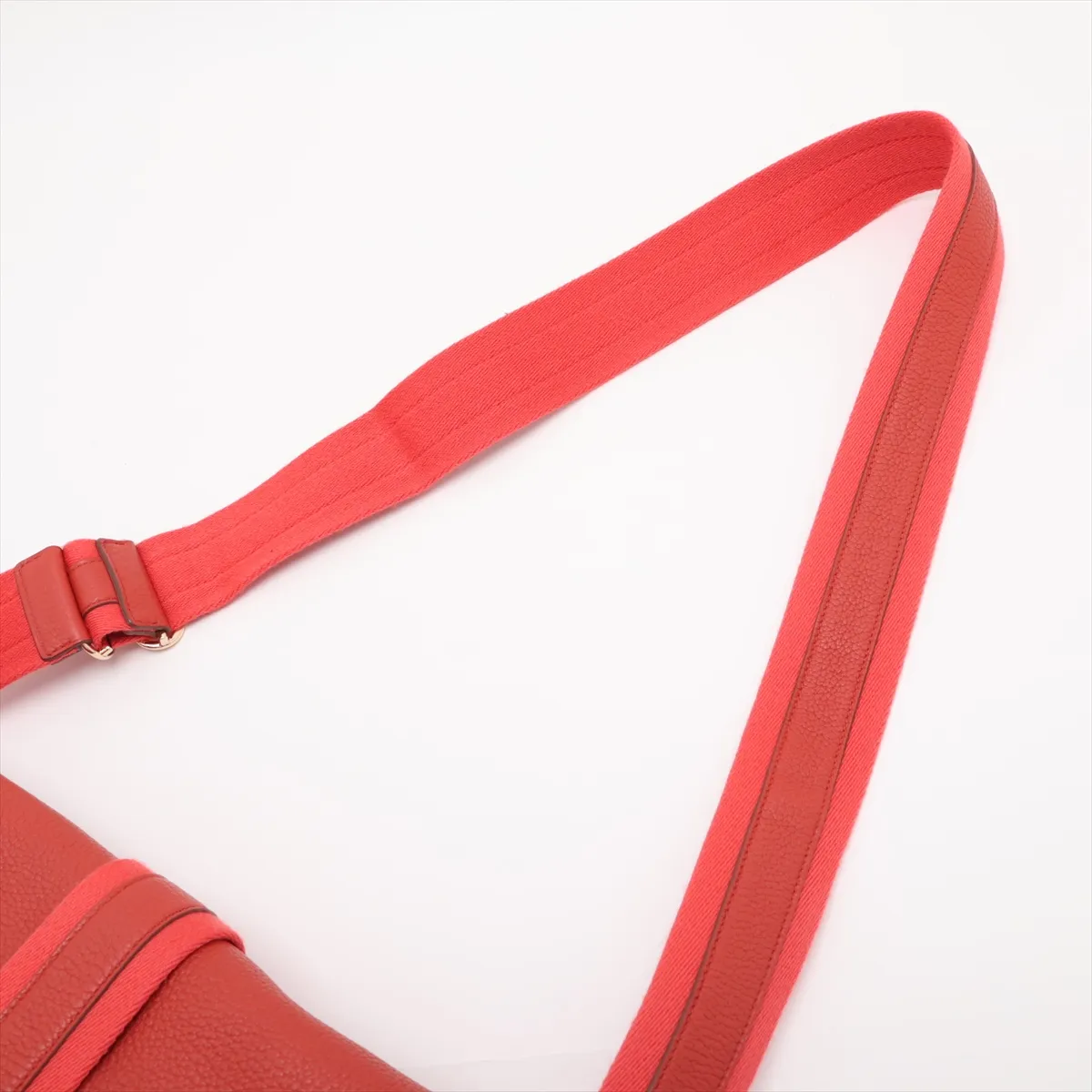 Hermès Bour Lang Taurillon Clemence Rose Jaipur Gold Hardware R:2014 — view 5