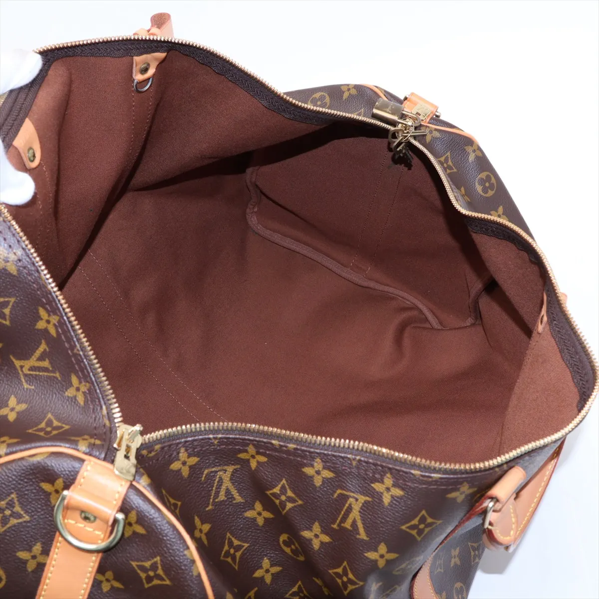 Monogram Keepall Bandoulière 60 M41412 VI1905 Brown — view 9