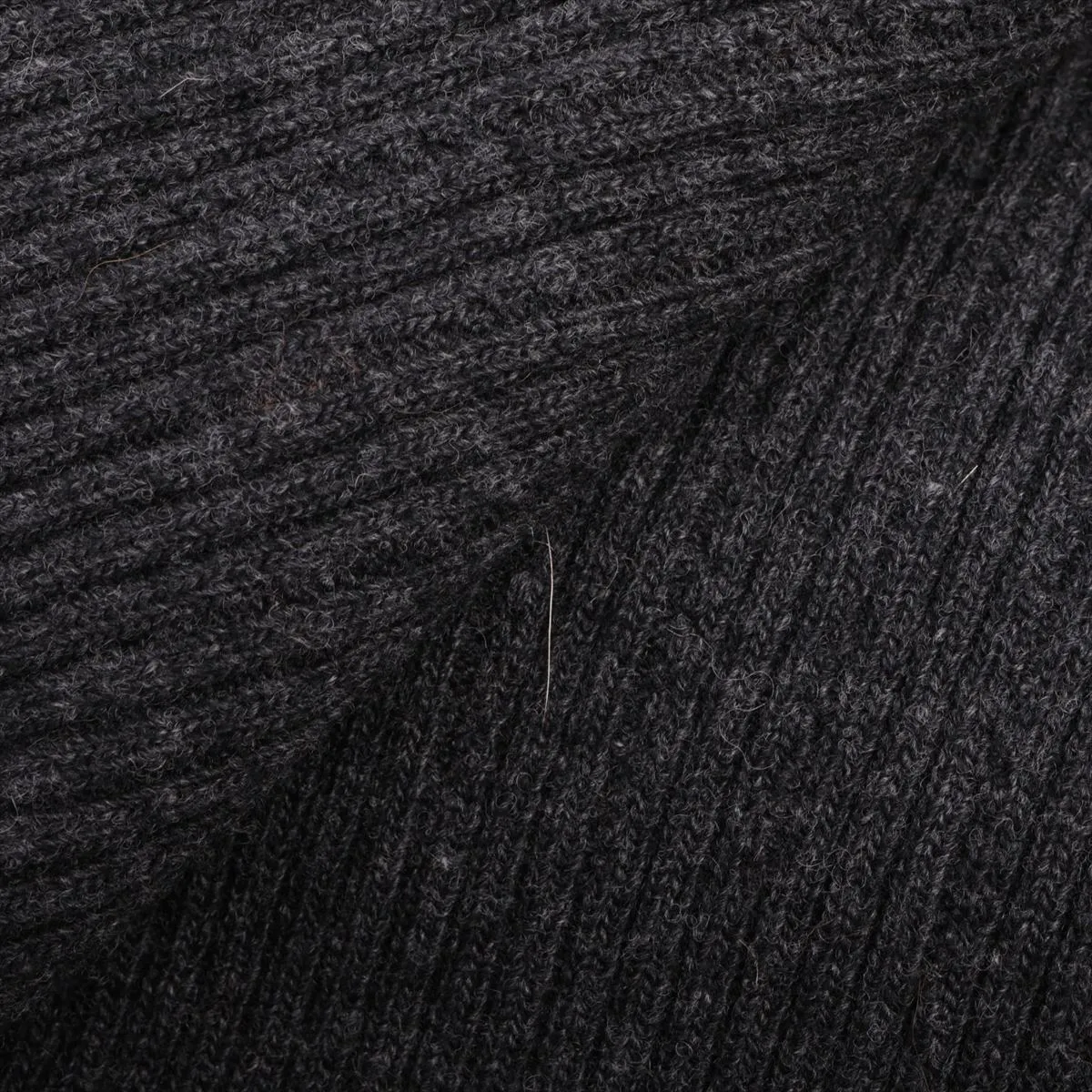 scarf, wool x fox, brown, — view 2