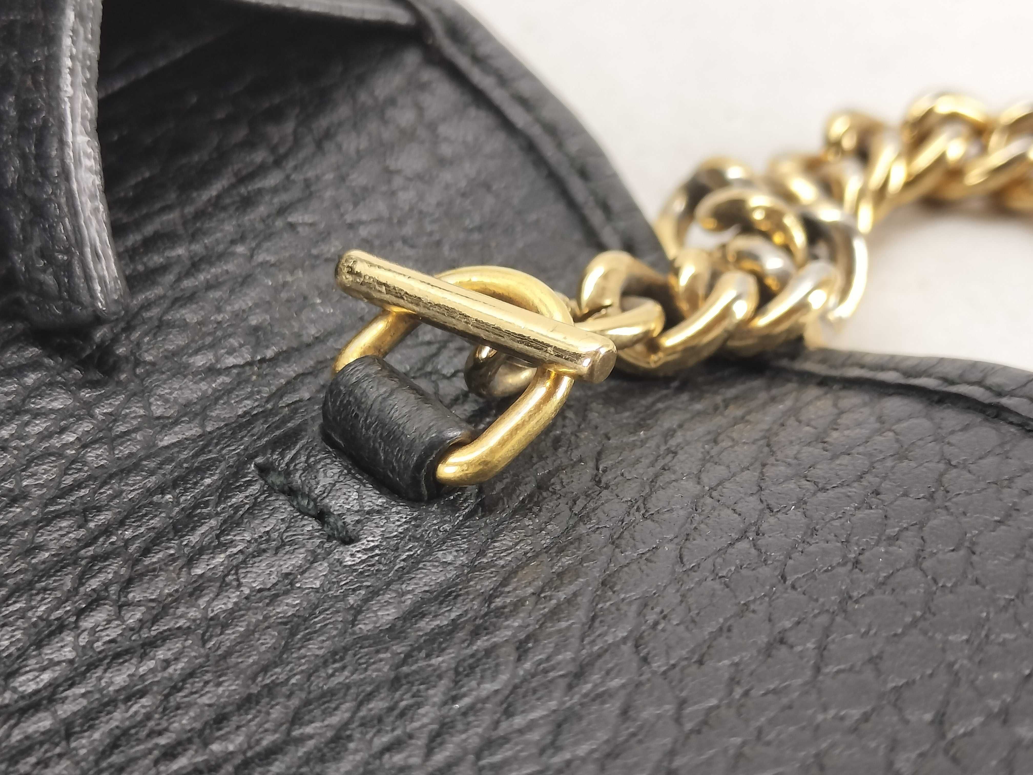 GG Marmont Mini Leather Chain Bag 497985 Shoulder Bag — view 5