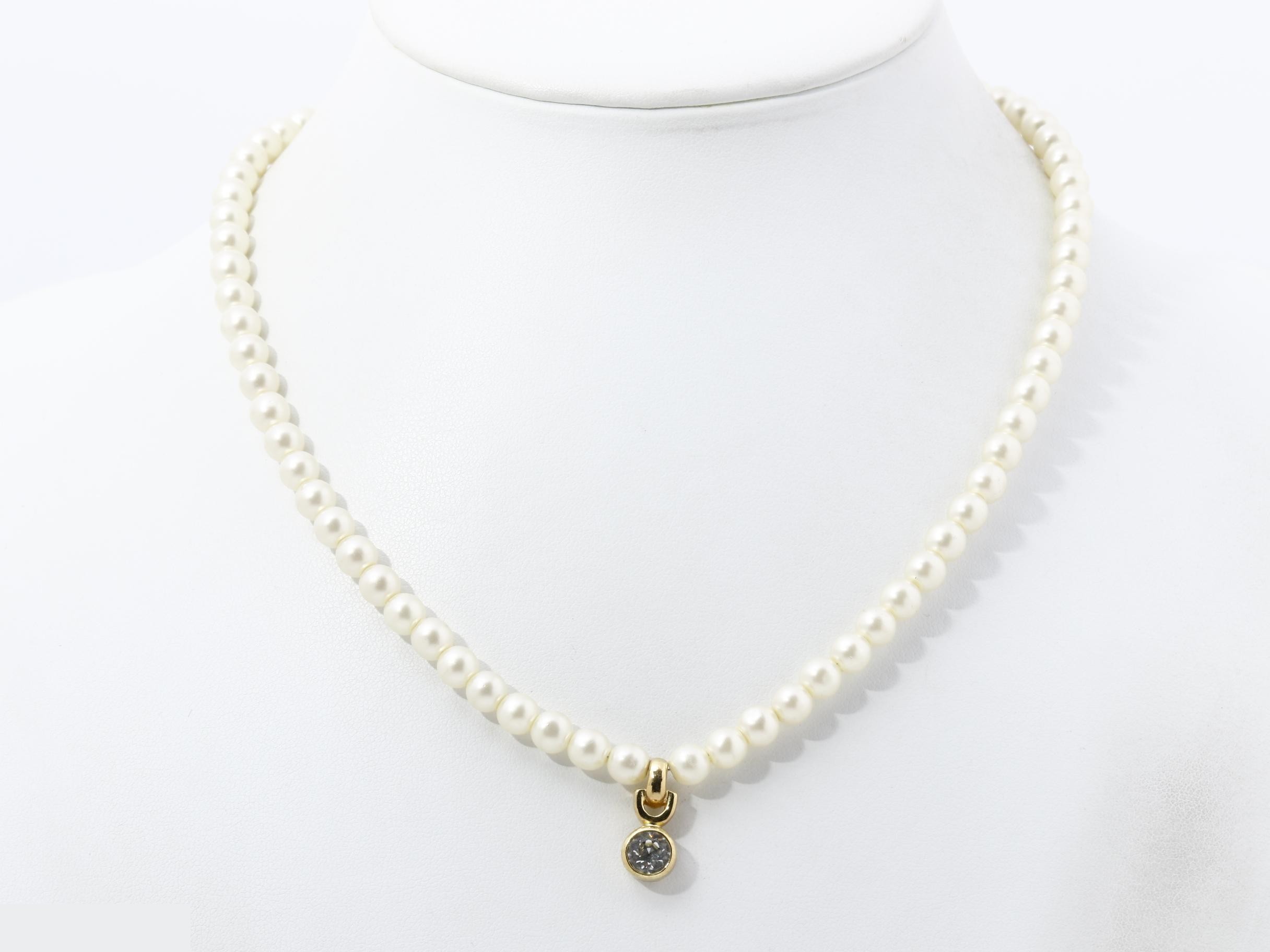 Necklace/Pendant, Silver, Neck circumference approximately 45cm — view 3
