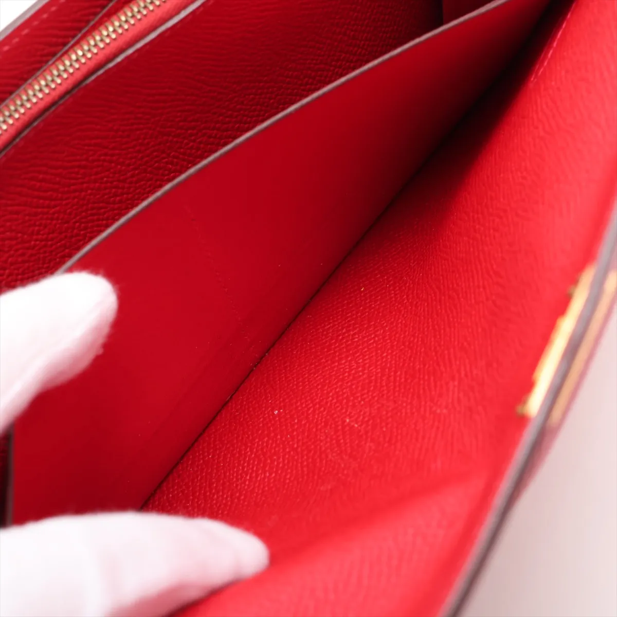 Kelly Wallet, Veau Epsom Leather, Long Wallet, Red with Gold Hardware R: 2014 — view 6