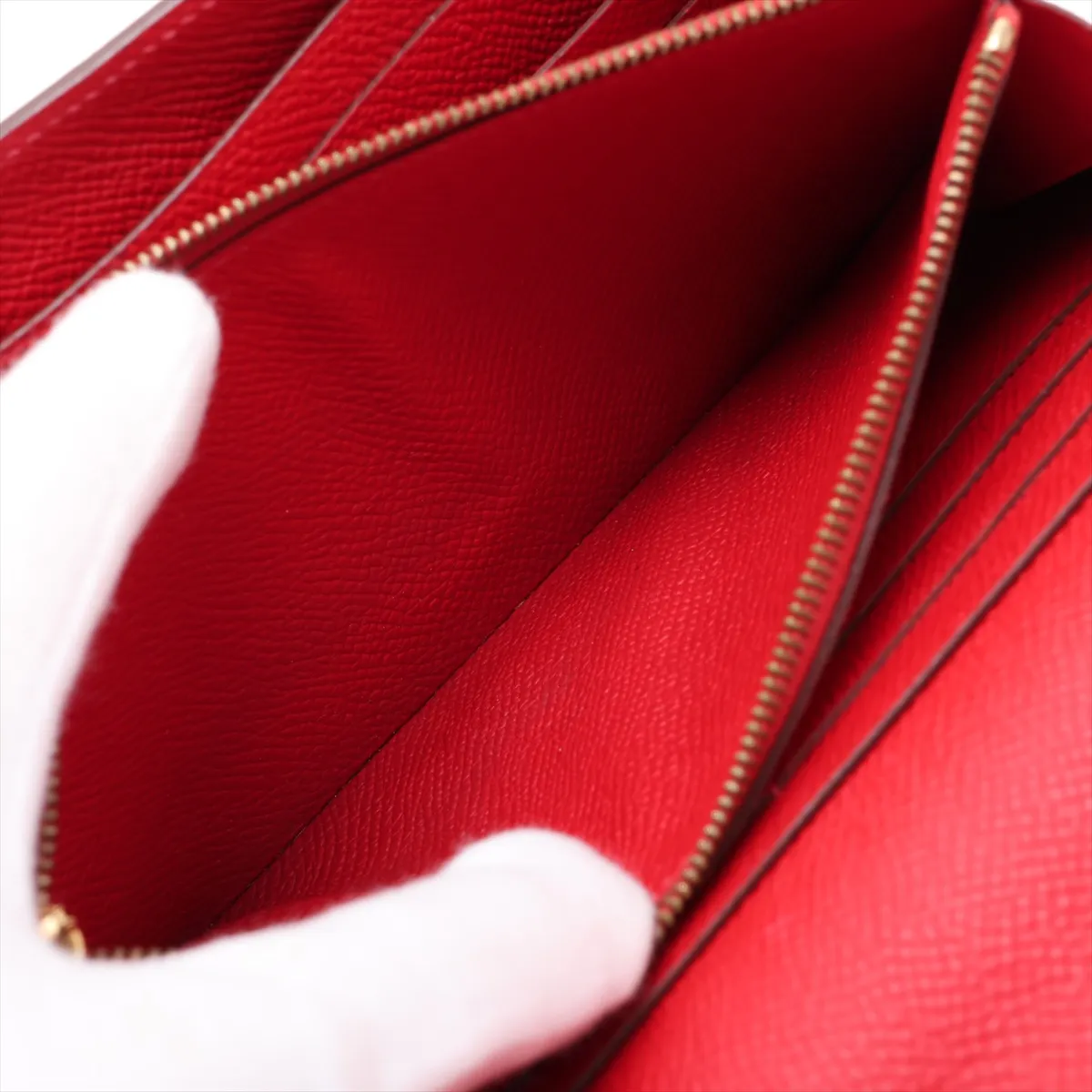 Kelly Wallet, Veau Epsom Leather, Long Wallet, Red with Gold Hardware R: 2014 — view 8