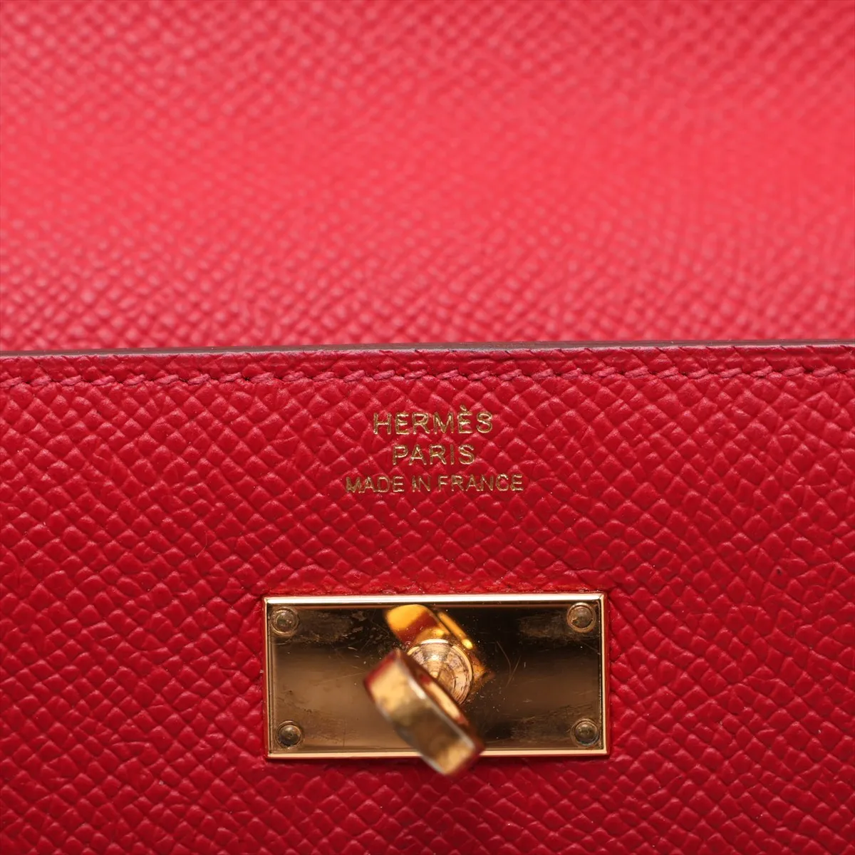 Kelly Wallet, Veau Epsom Leather, Long Wallet, Red with Gold Hardware R: 2014 — view 9