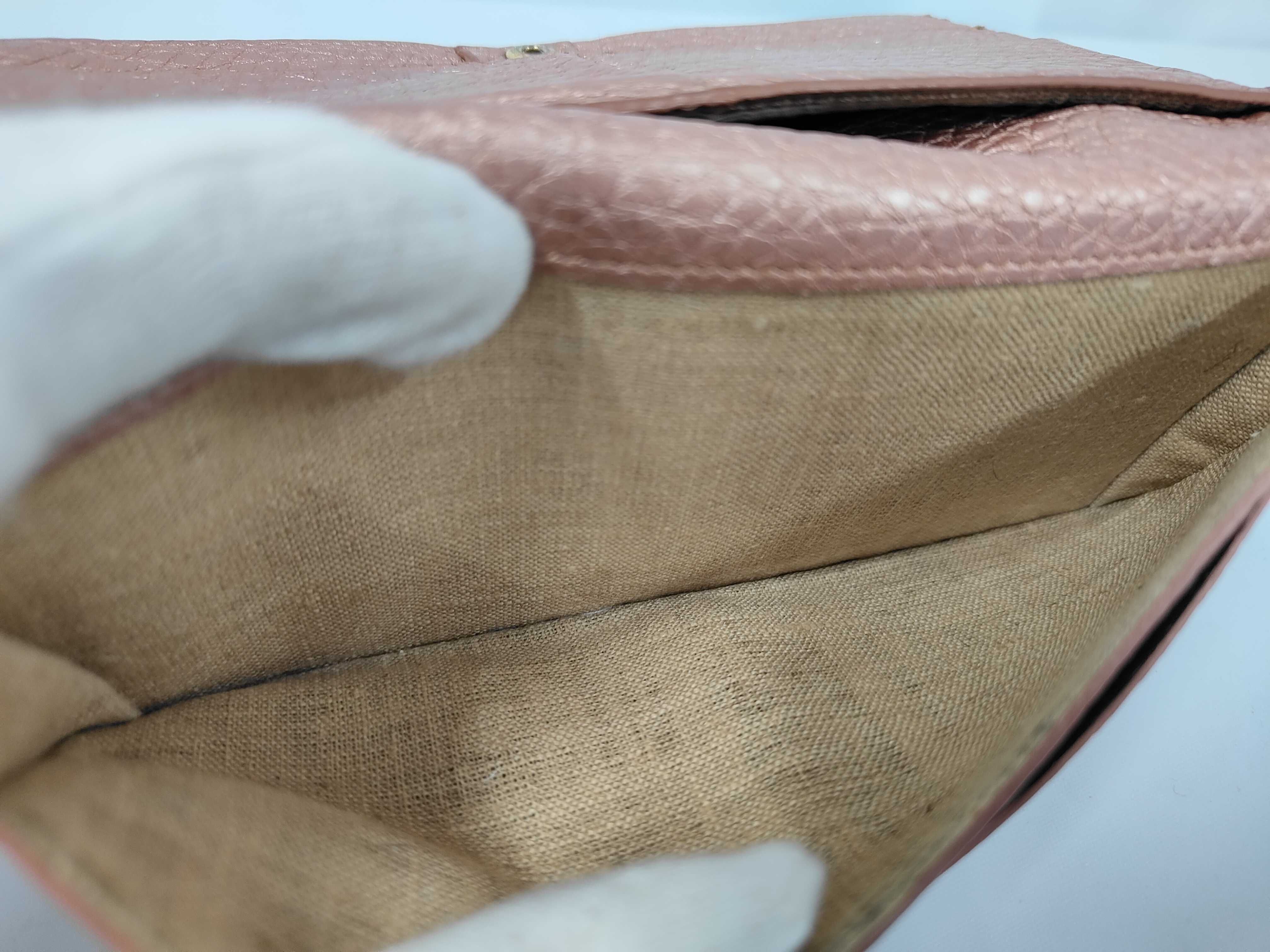 FENID Fendi Selleria Long Wallet Pink Wallet — view 7