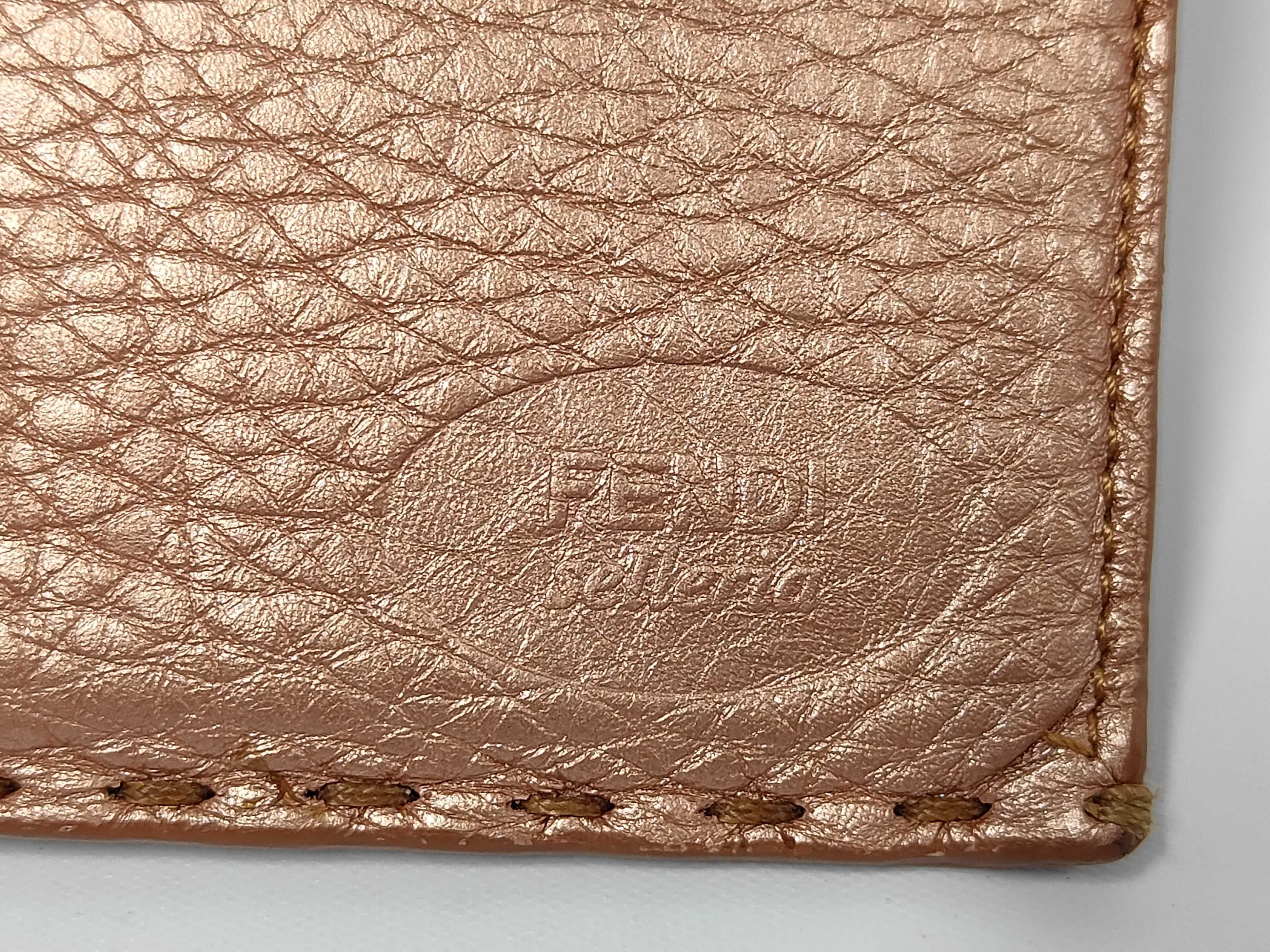 FENID Fendi Selleria Long Wallet Pink Wallet — view 8