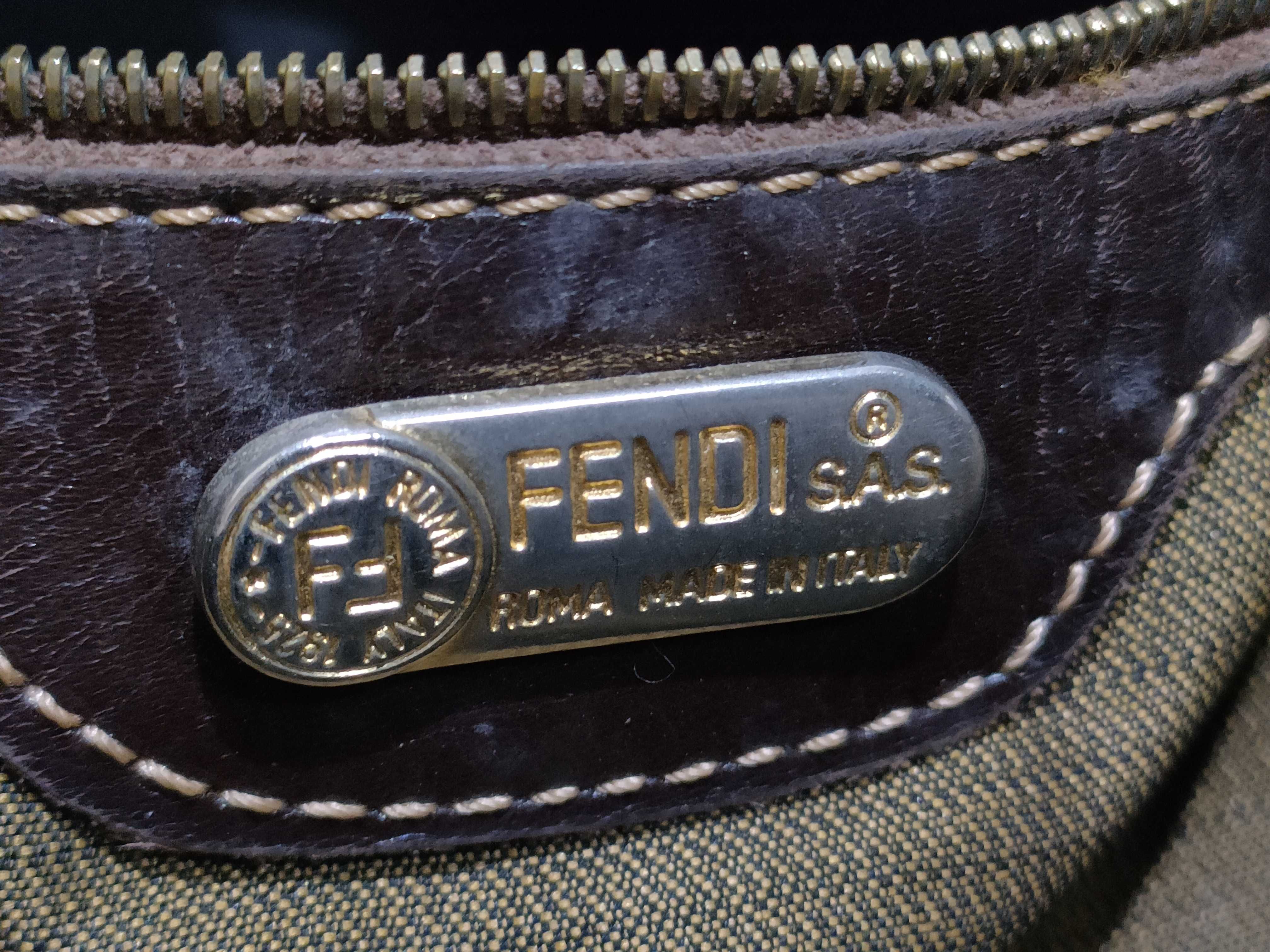 Zucca pattern Fendi Zucca shoulder bag — view 11