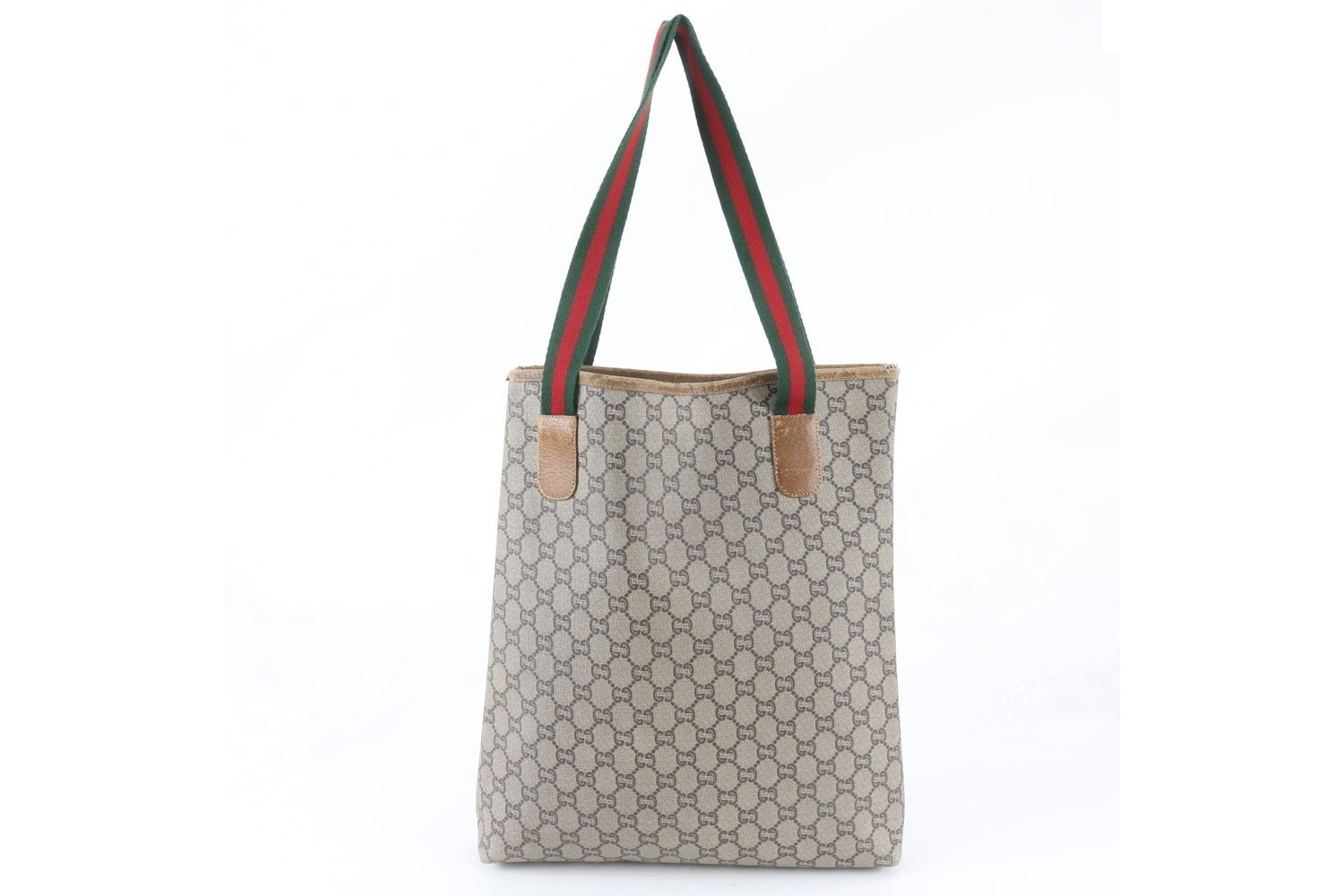 GG Supreme Leather x Coated Canvas Tote Bag — view 3