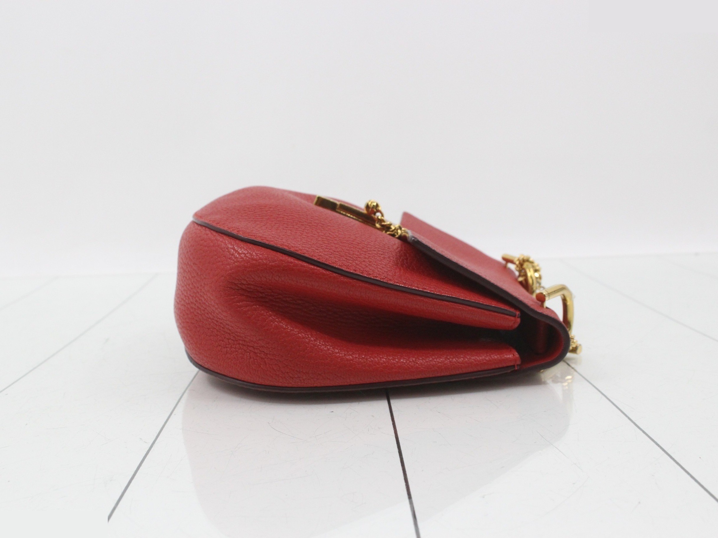 Drew Leather Chain Shoulder Bag — view 3