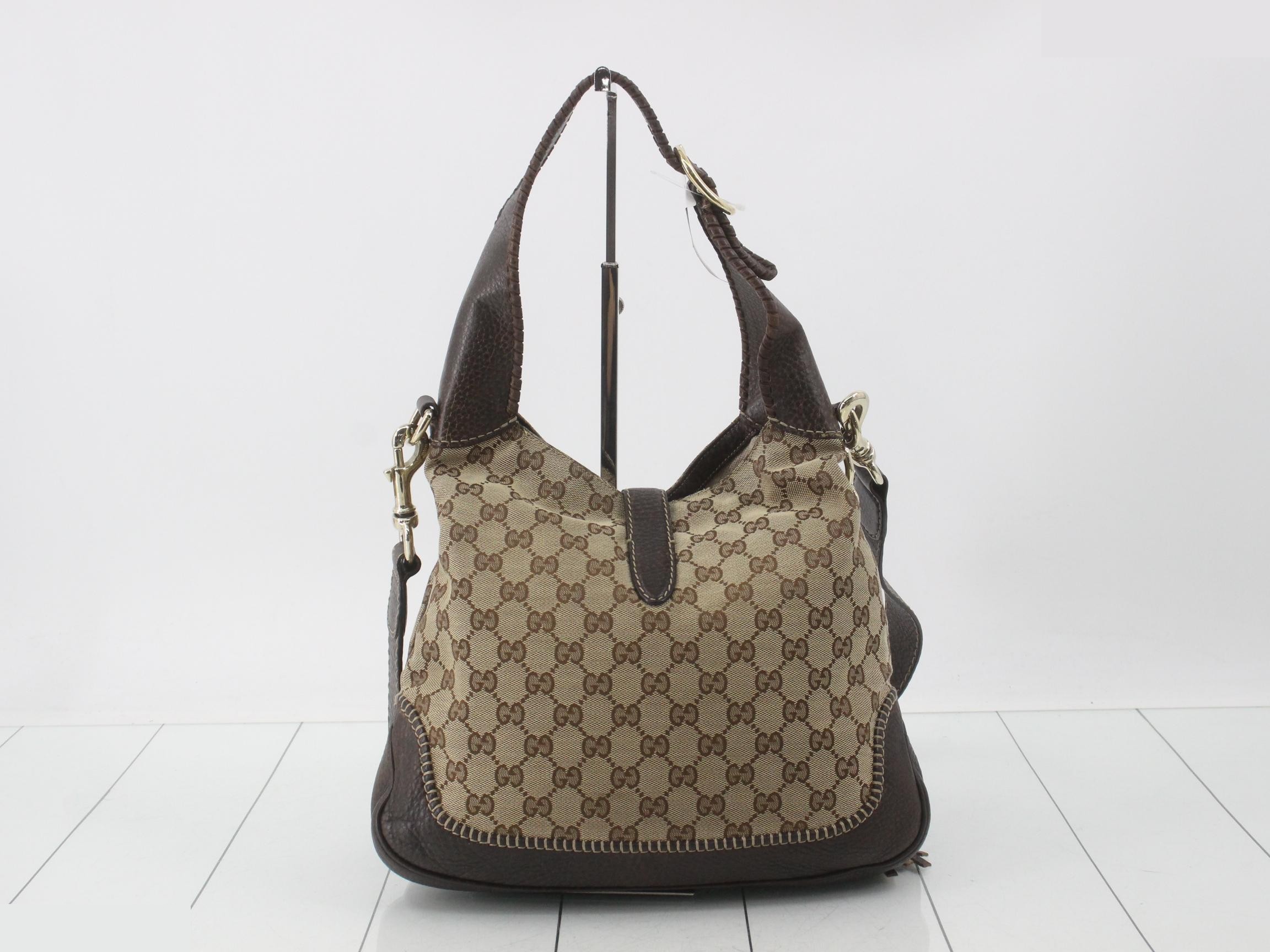 GG Canvas New Jackie Bamboo Shoulder Bag — view 2