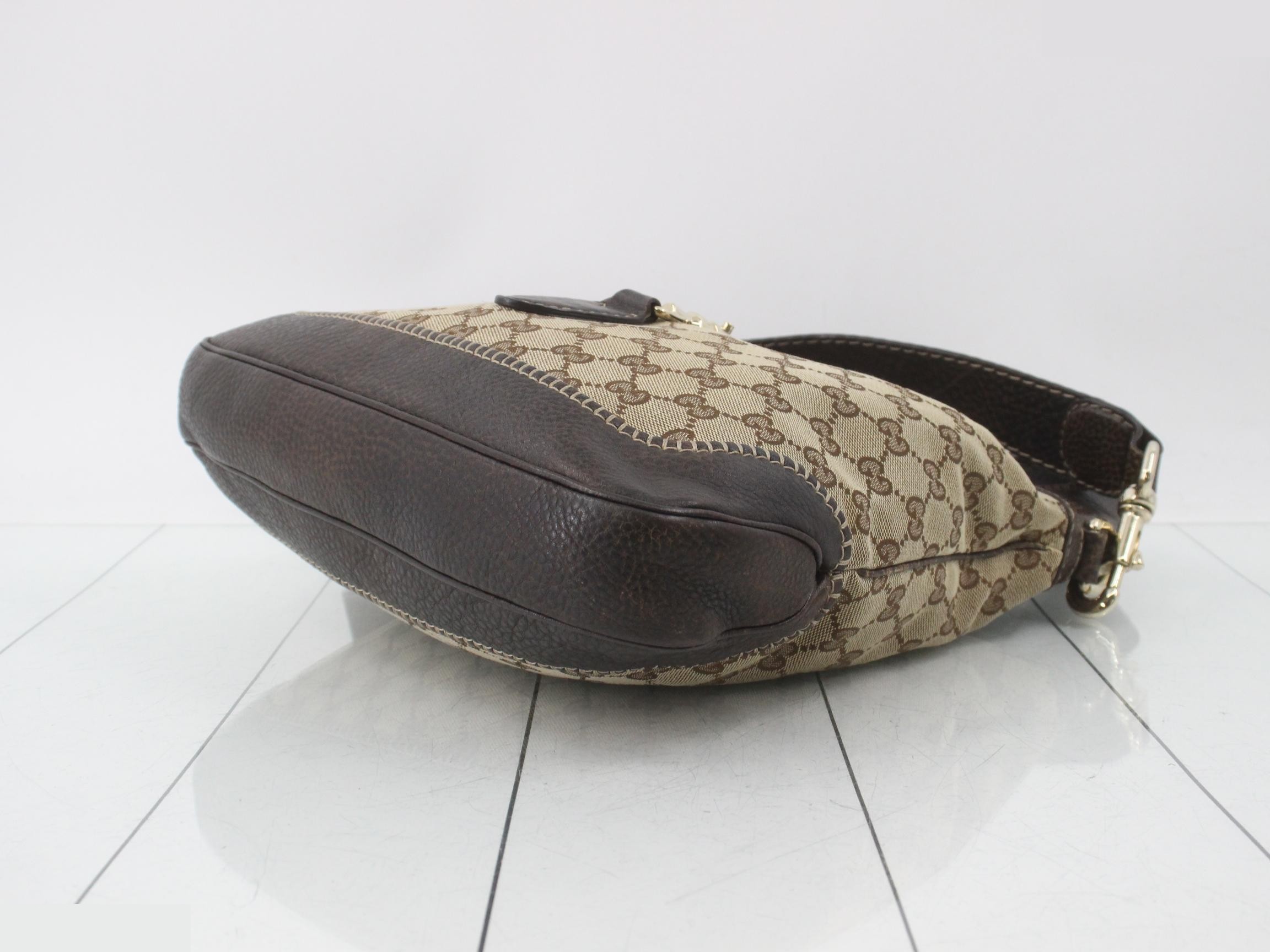 GG Canvas New Jackie Bamboo Shoulder Bag — view 6