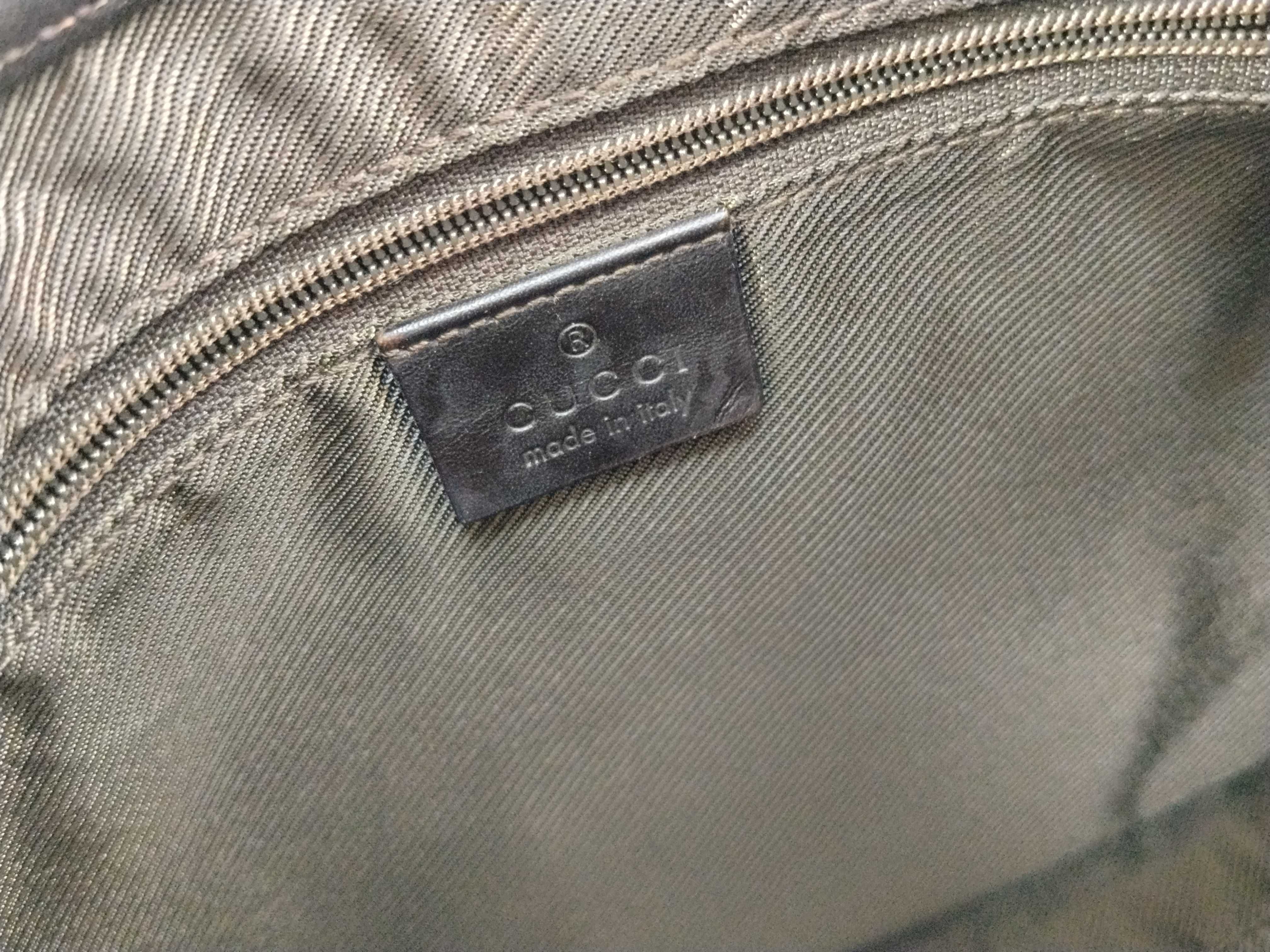 GG Supreme Gucci Jackie GG Canvas Sherry Line Shoulder Bag — view 11