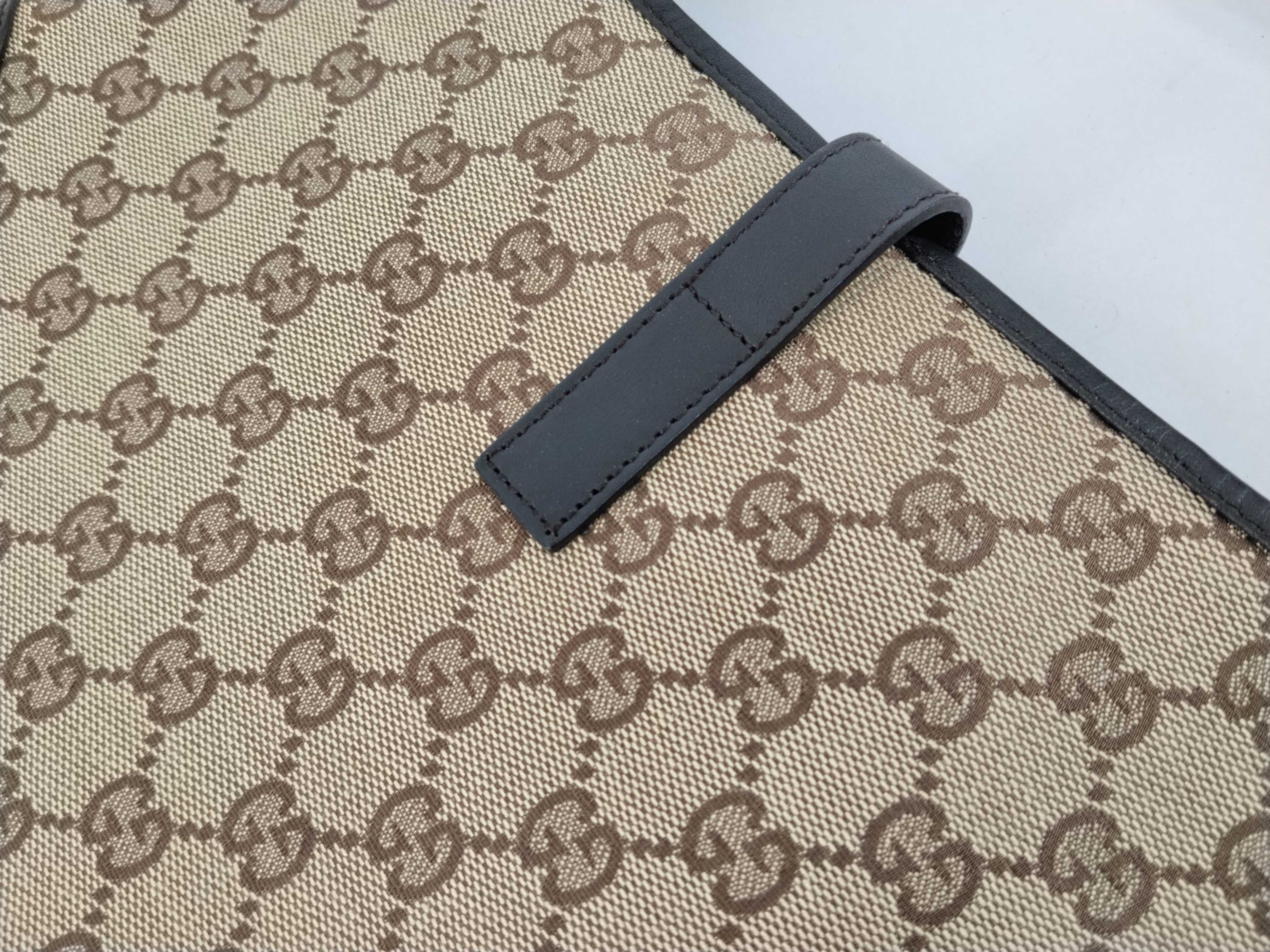 GG Supreme Gucci Jackie GG Canvas Sherry Line Shoulder Bag — view 13