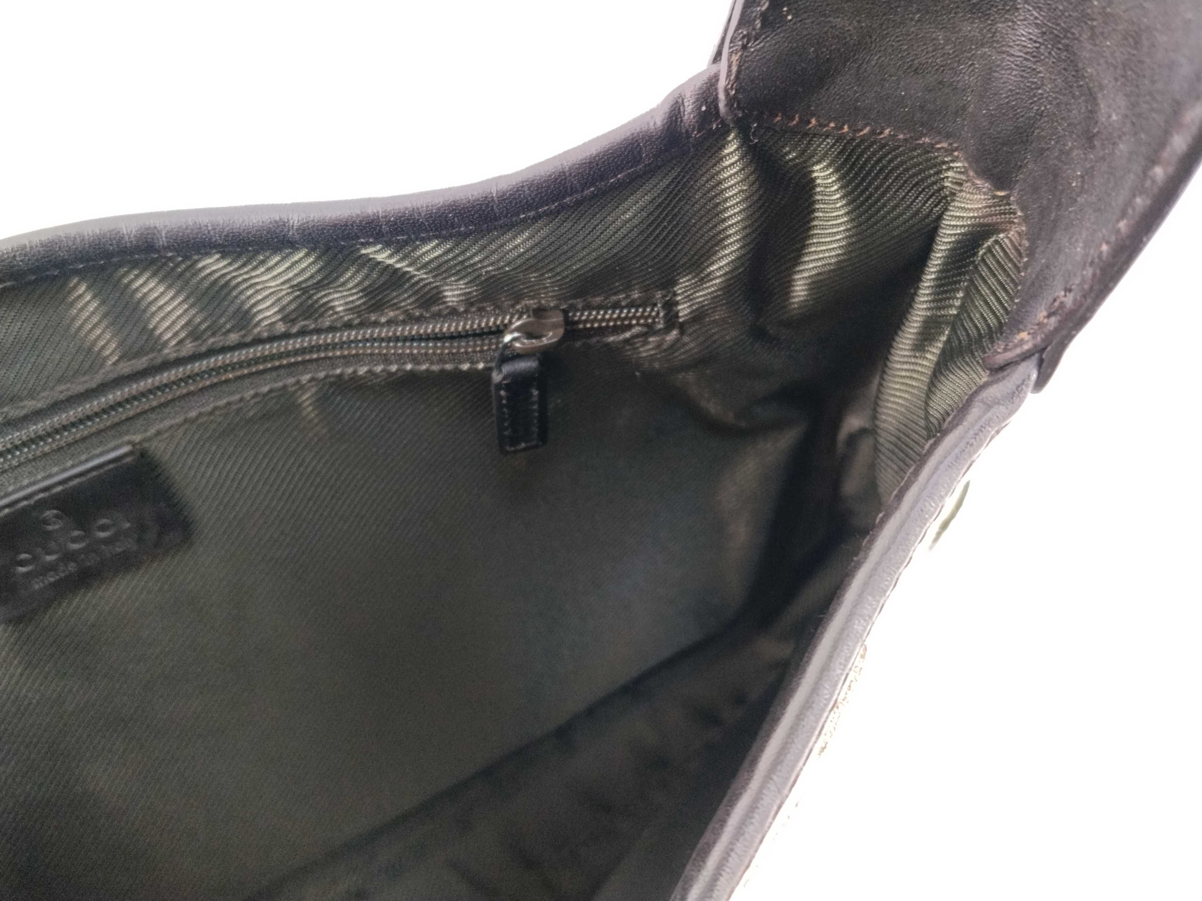 GG Supreme Gucci Jackie GG Canvas Sherry Line Shoulder Bag — view 9