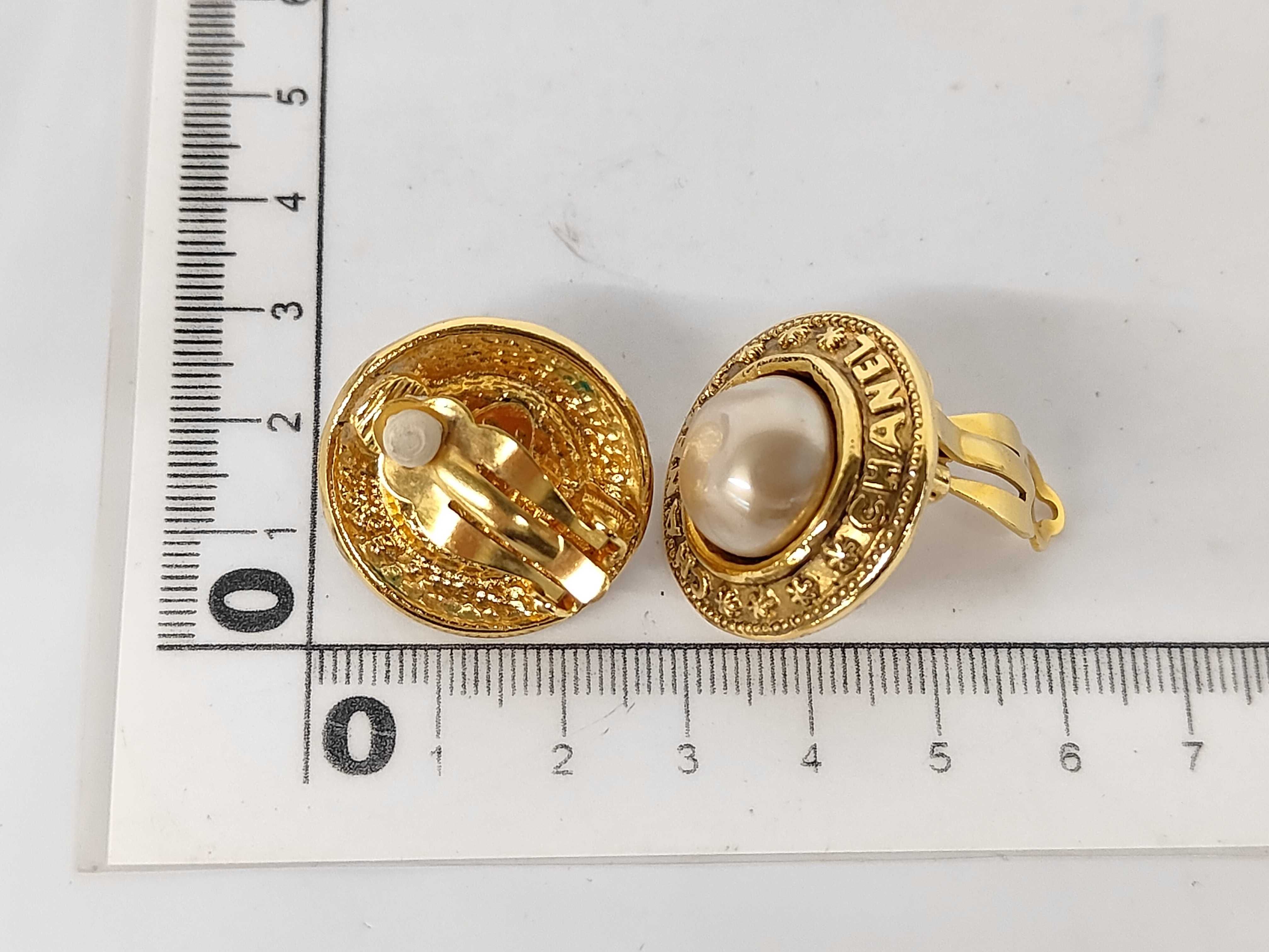Pearl Round Gold (YG) Earrings — view 6