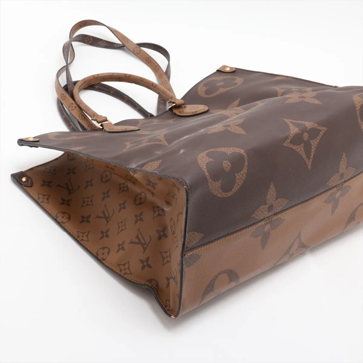 Monogram Giant OnTheGo GM M44576 NZ1199 Brown (RFID detected) — view 4