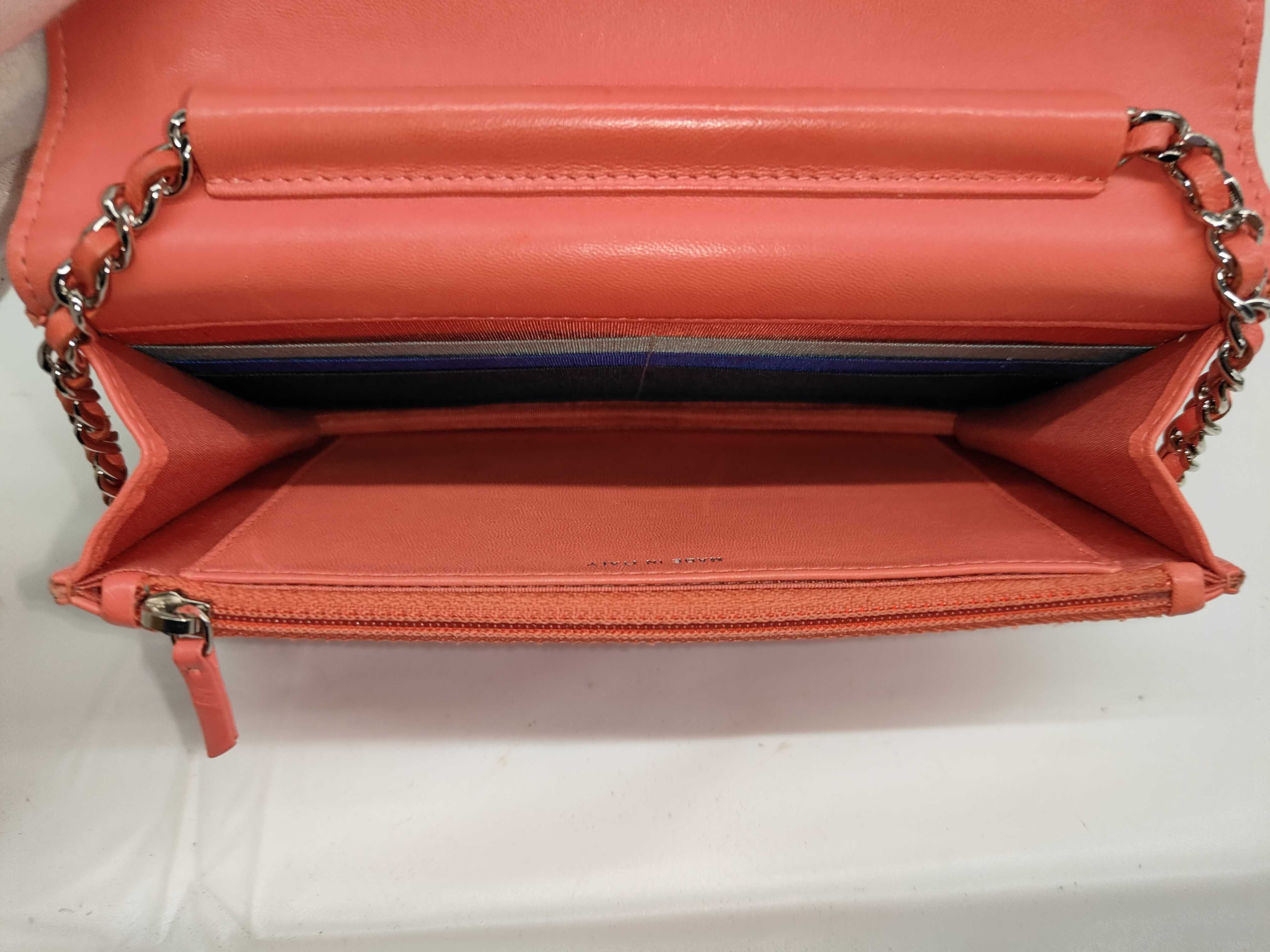 Chain Wallet, Pink Calfskin, 27219686, Shoulder Bag — view 8