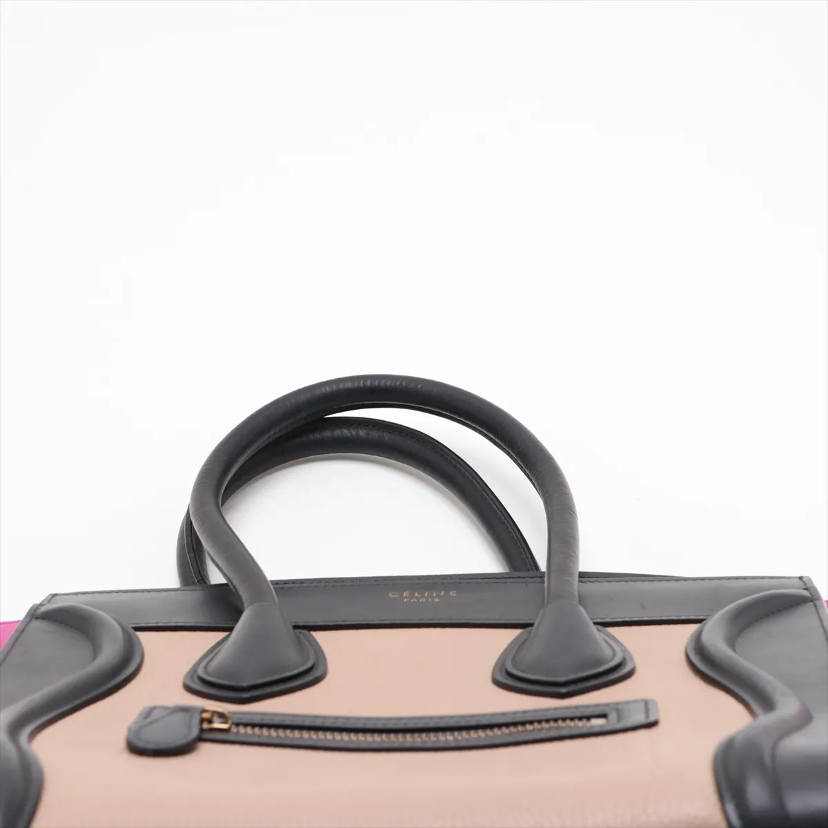leather handbag, multicolor — view 6