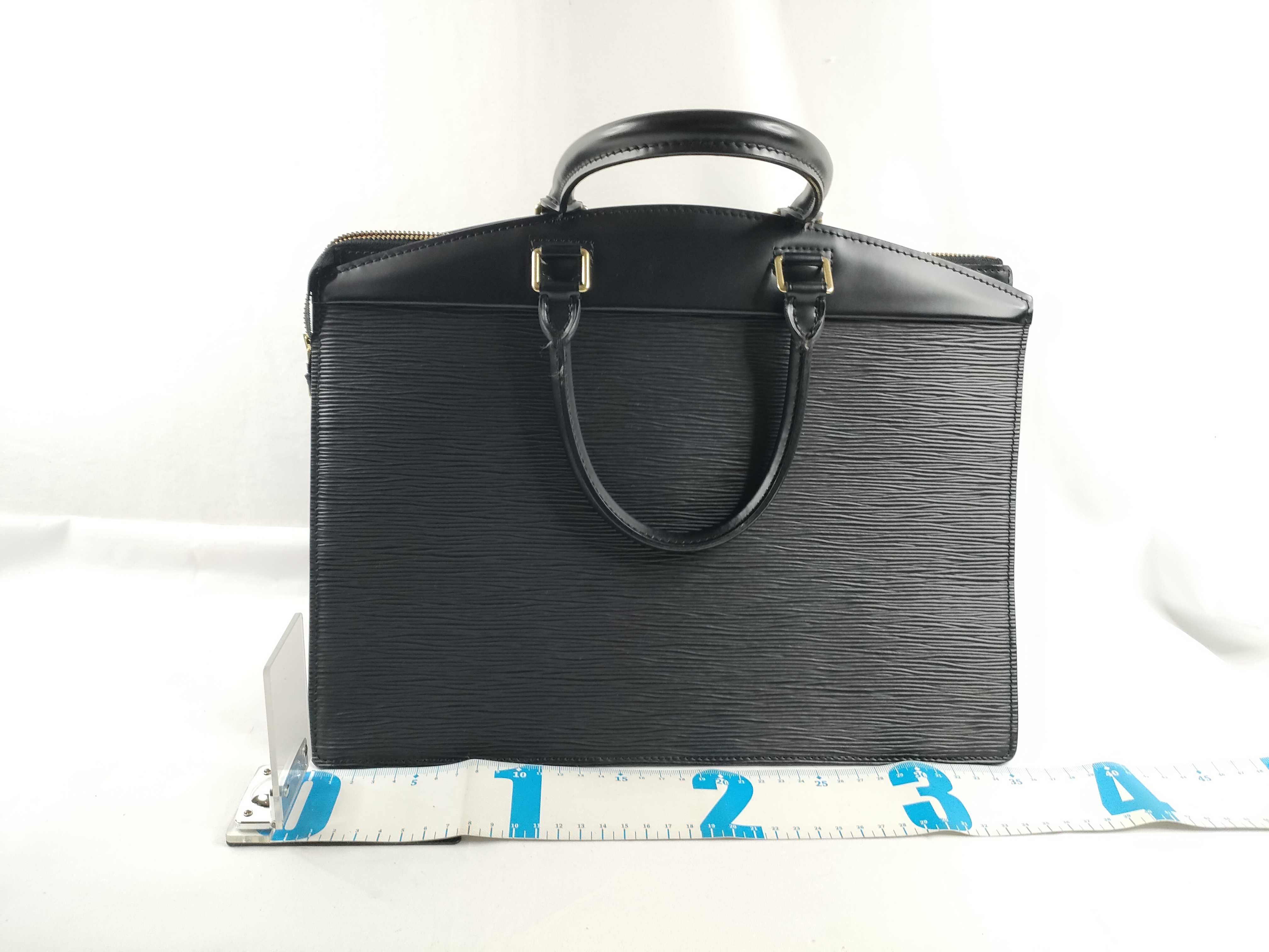 Epi Leather Riviera Black Handbag — view 2