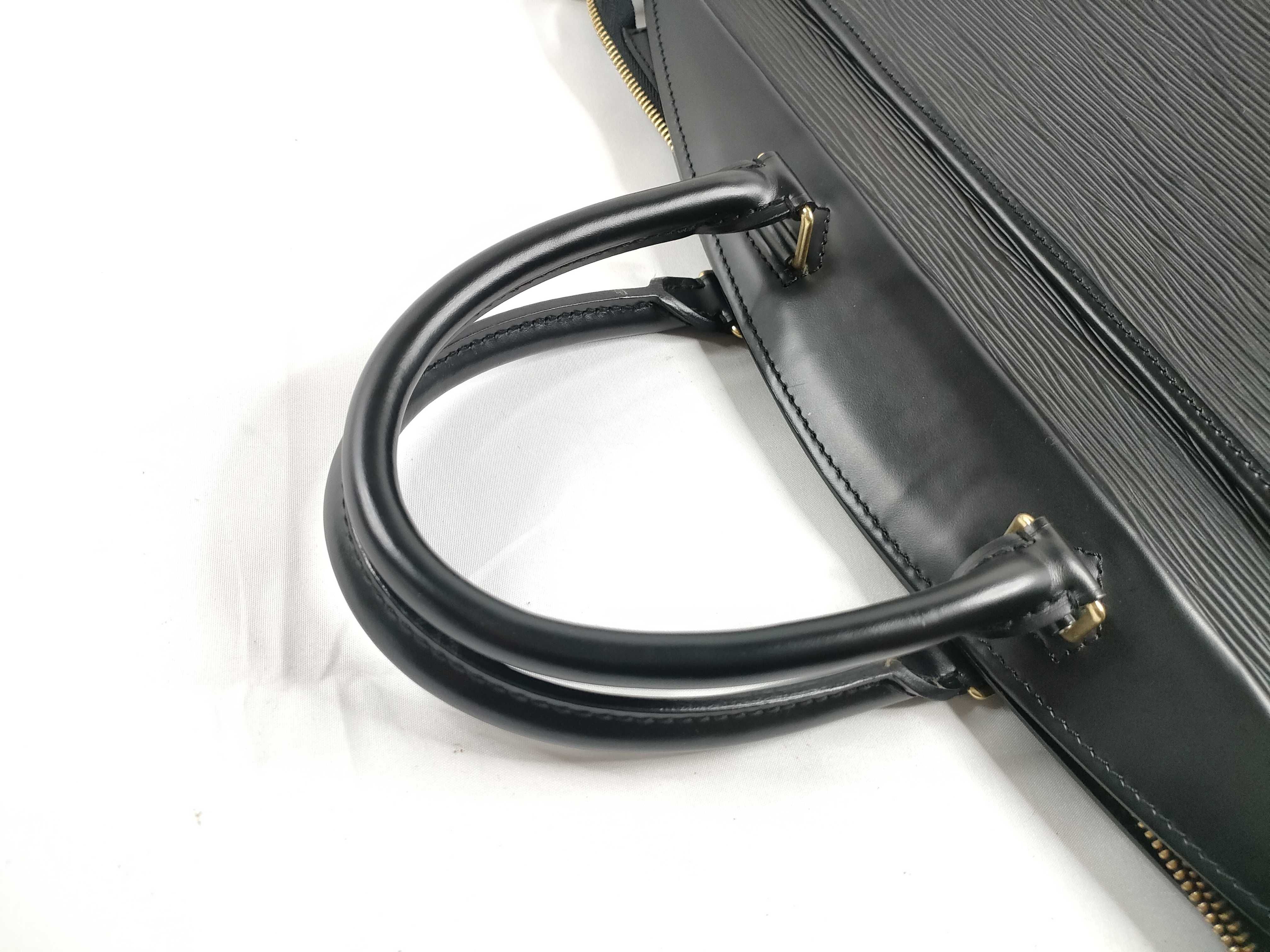 Epi Leather Riviera Black Handbag — view 6
