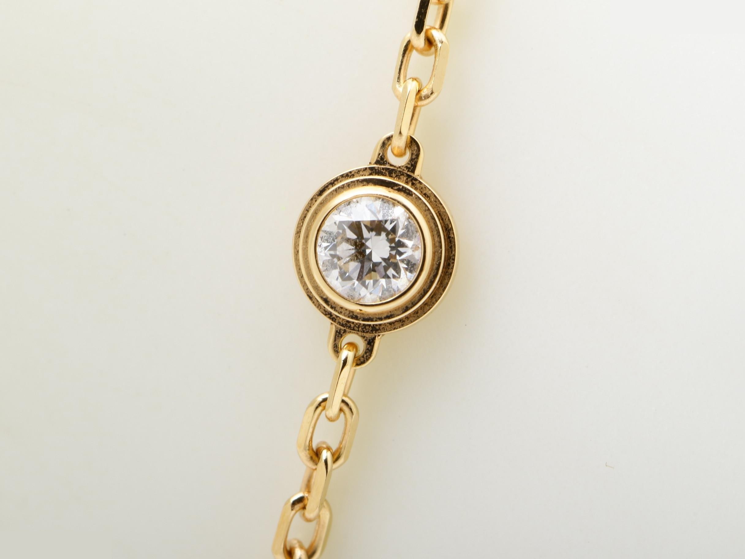Necklace, 750 rose gold, diamond, 2.2g, wrist circumference approx. 17.5cm — view 2