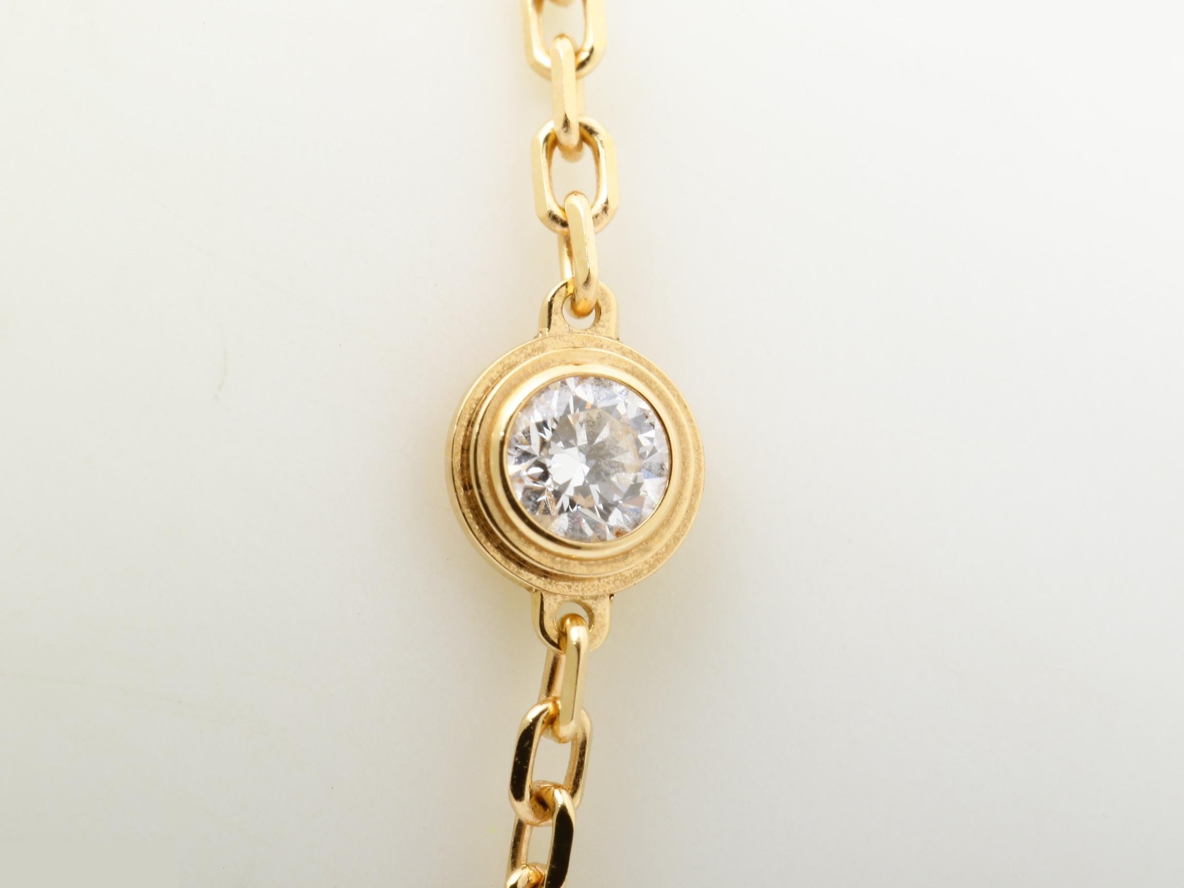 Necklace, 750 rose gold, diamond, 2.2g, wrist circumference approx. 17.5cm — view 3