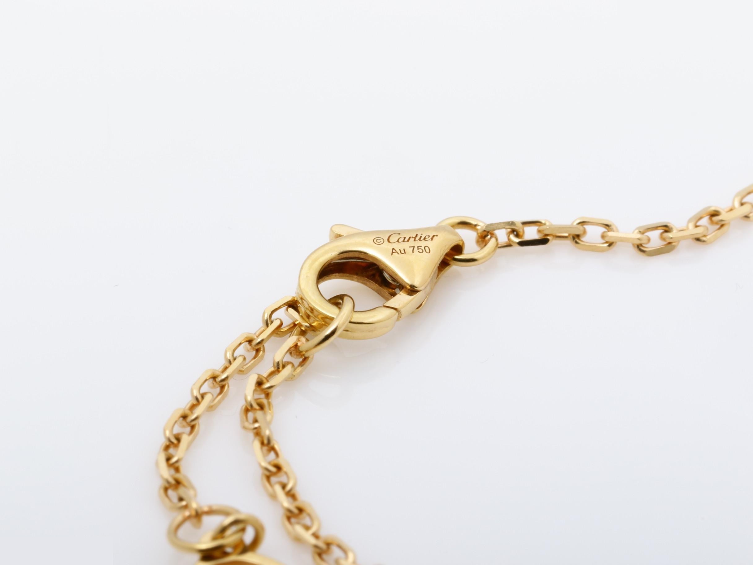 Necklace, 750 rose gold, diamond, 2.2g, wrist circumference approx. 17.5cm — view 5