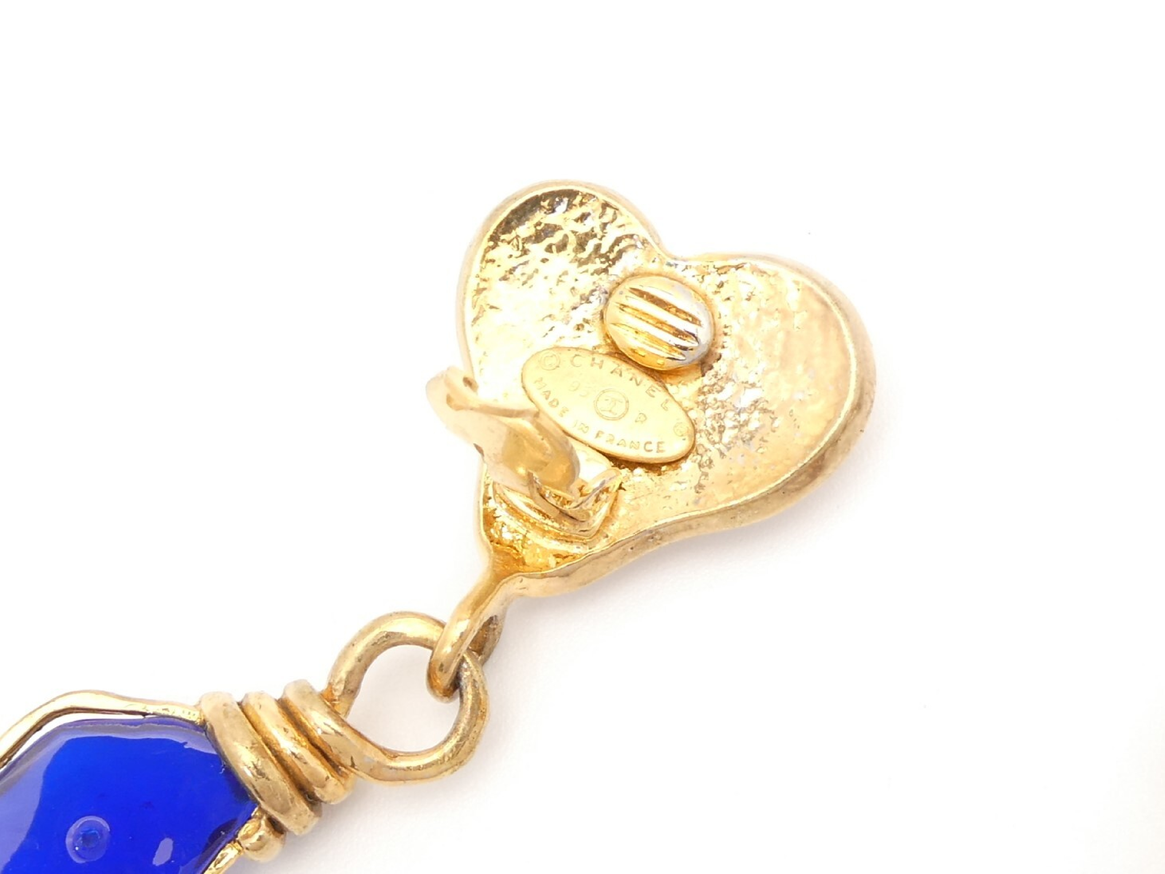 Coco Mark Heart Swing Earrings — view 6