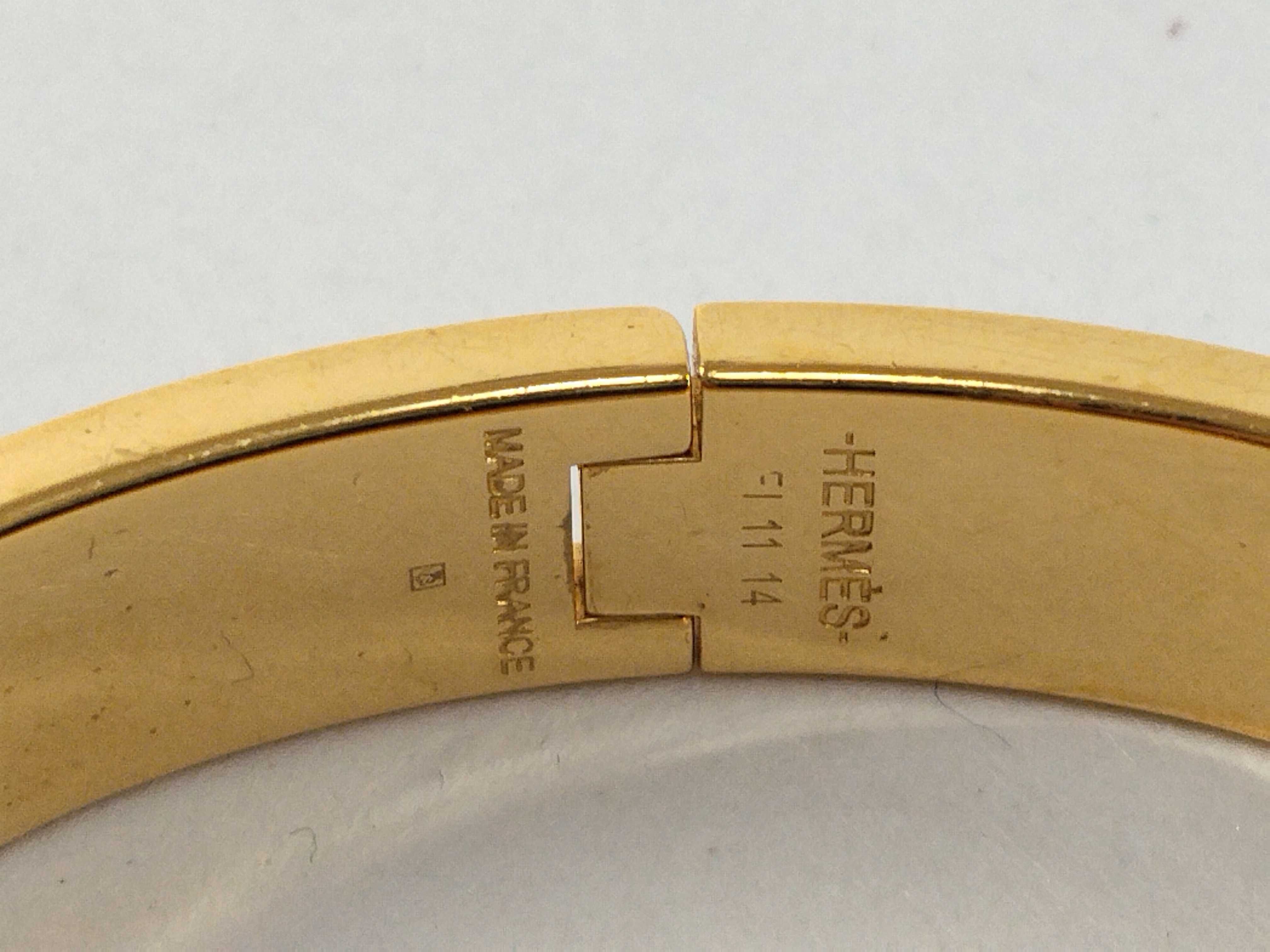 Click H Enamel Bracelet (Bracelet/Bangle) — view 5