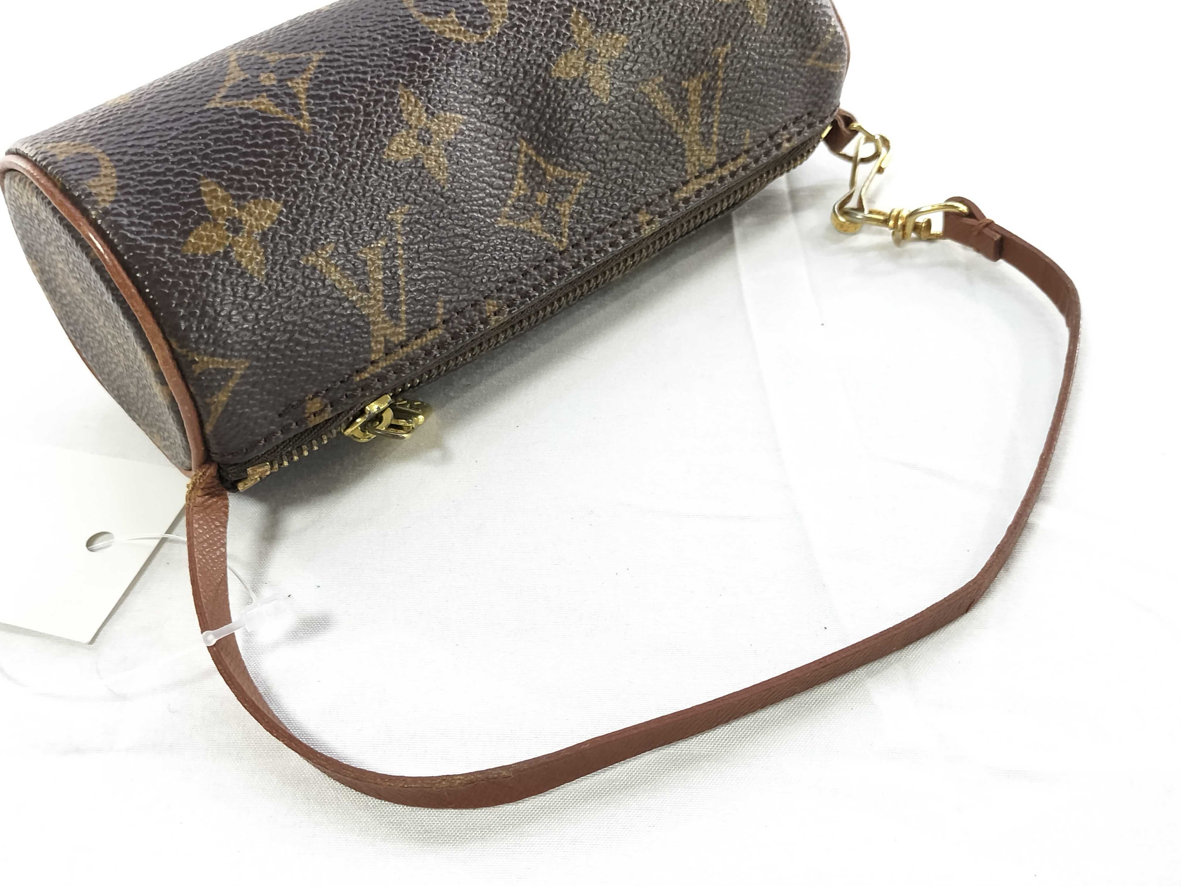 Monogram Papillon Mini Pouch (with included pouch) — view 4