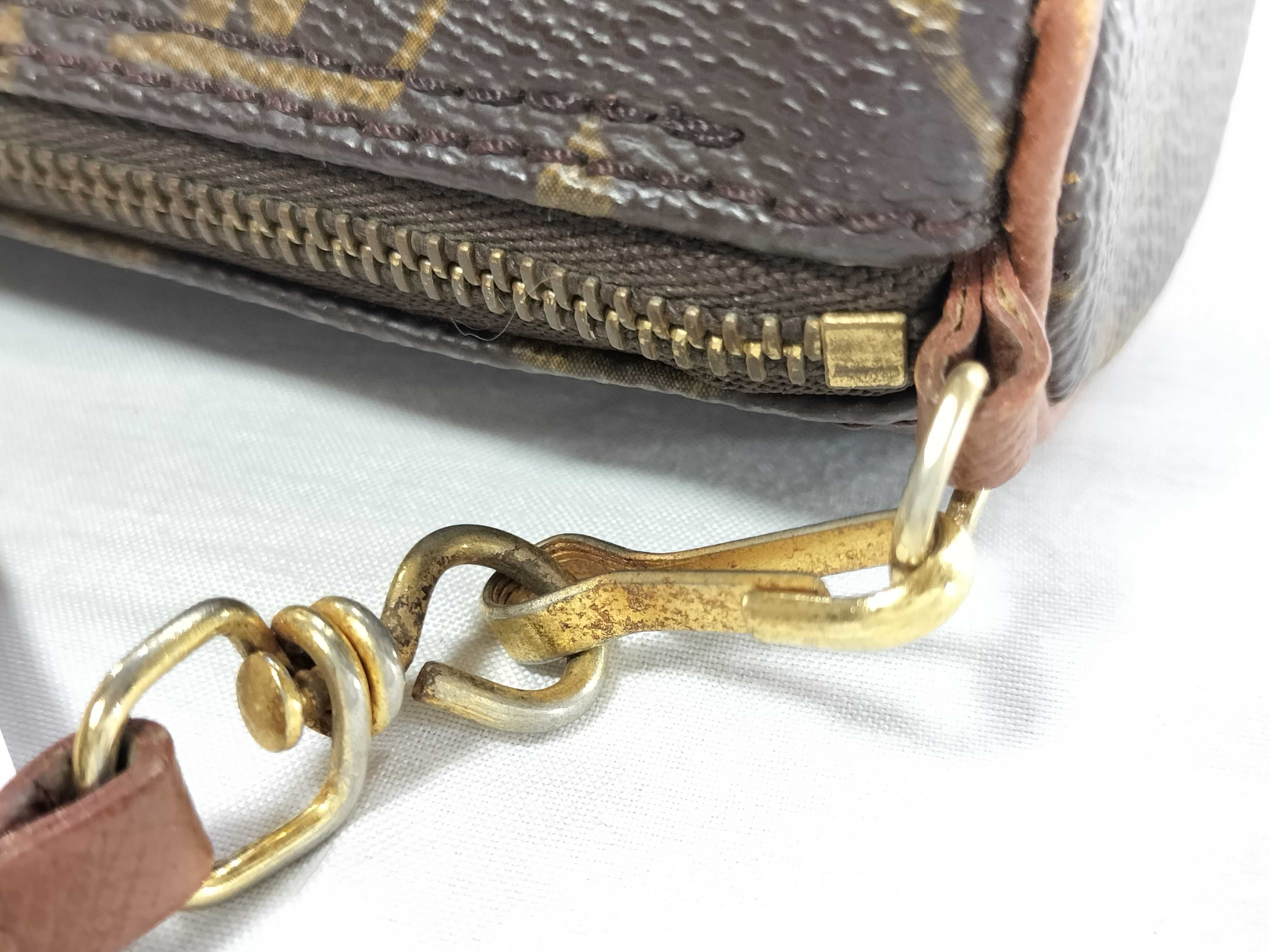 Monogram Papillon Mini Pouch (with included pouch) — view 7