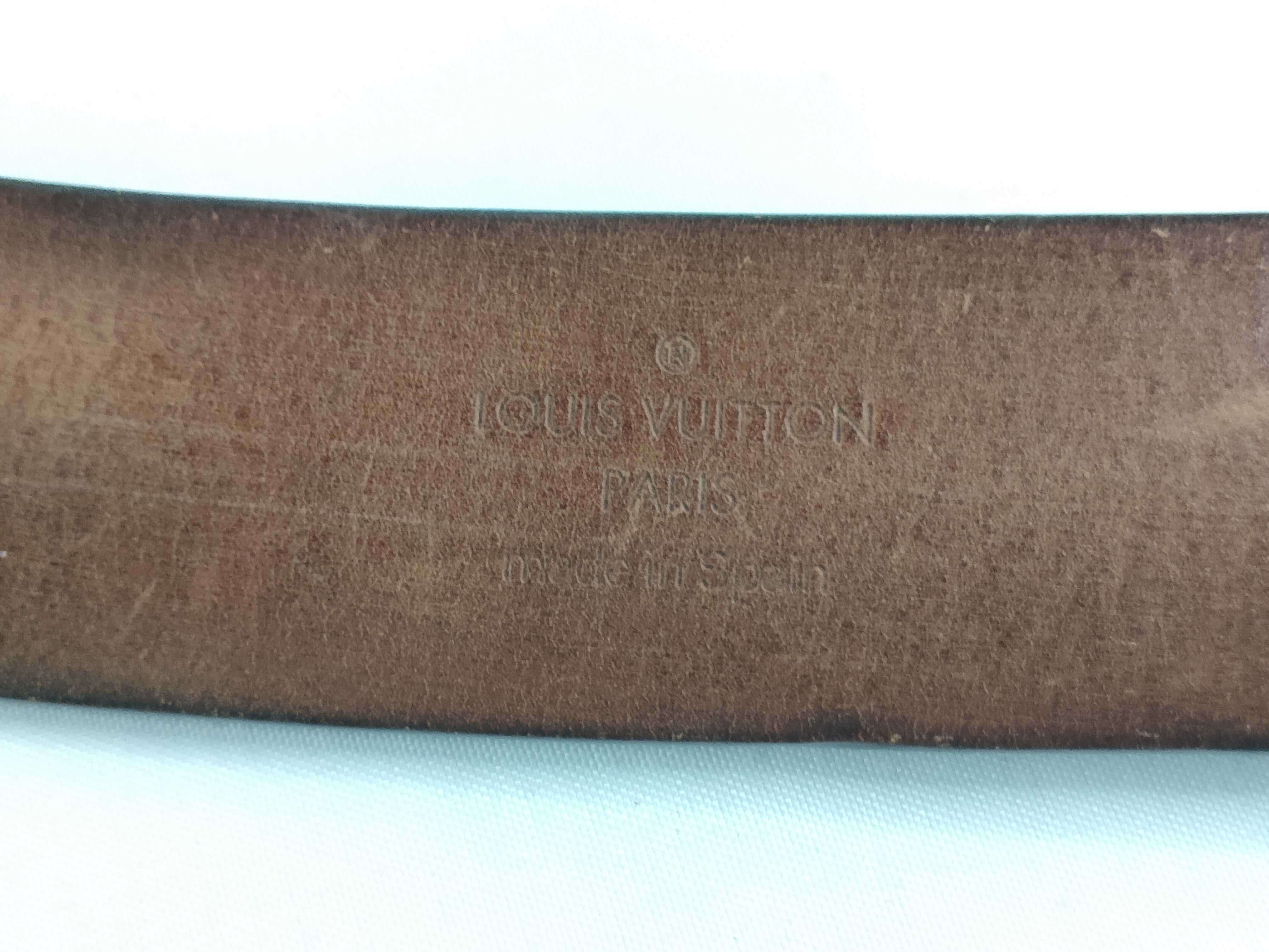 Monogram Louis Vuitton Belt Leather Monogram Belt — view 6
